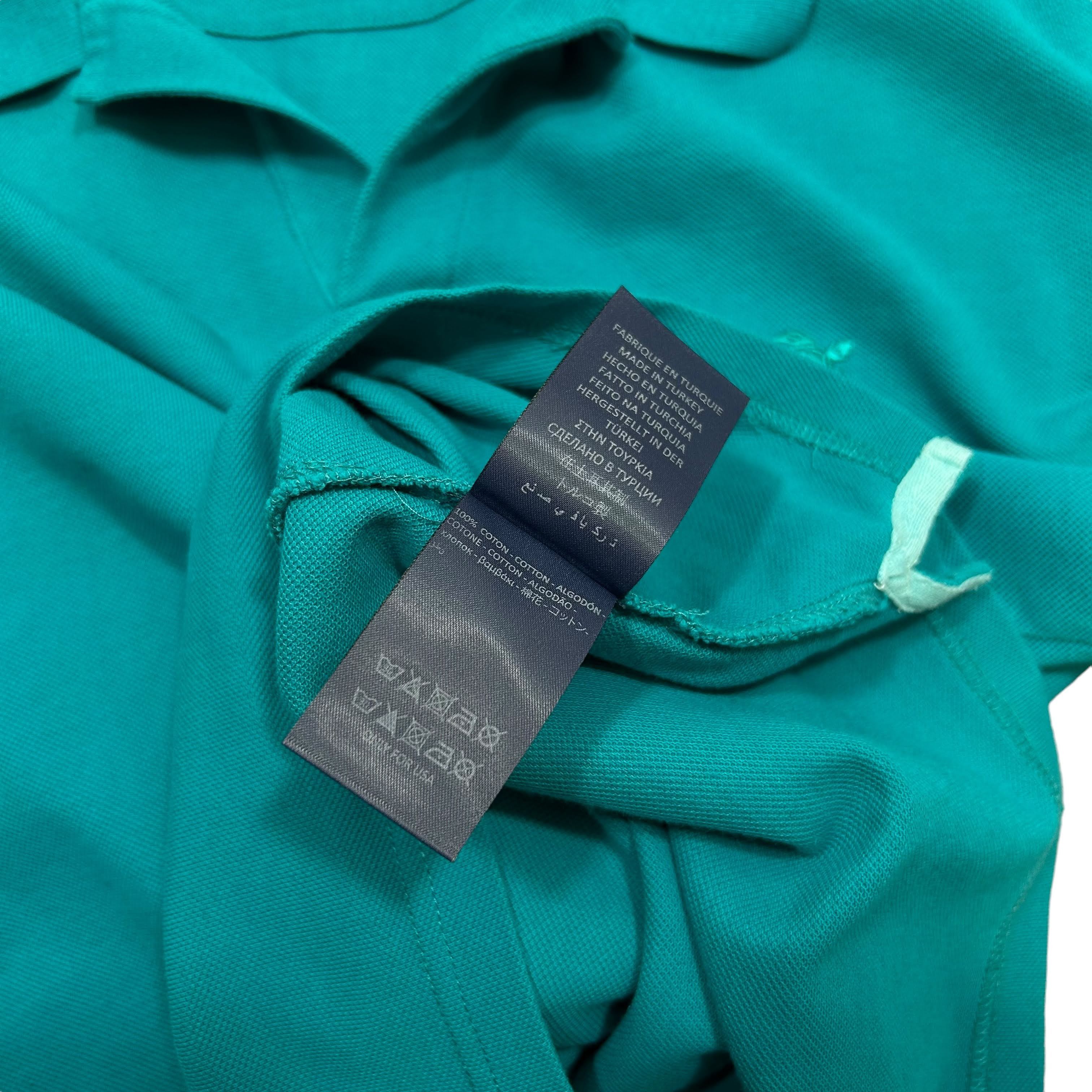 Vilebrequin Vilebrequin Aqua Blue Tortoise Embroidered Polo Large Size US L / EU 52-54 / 3 - 7 Thumbnail
