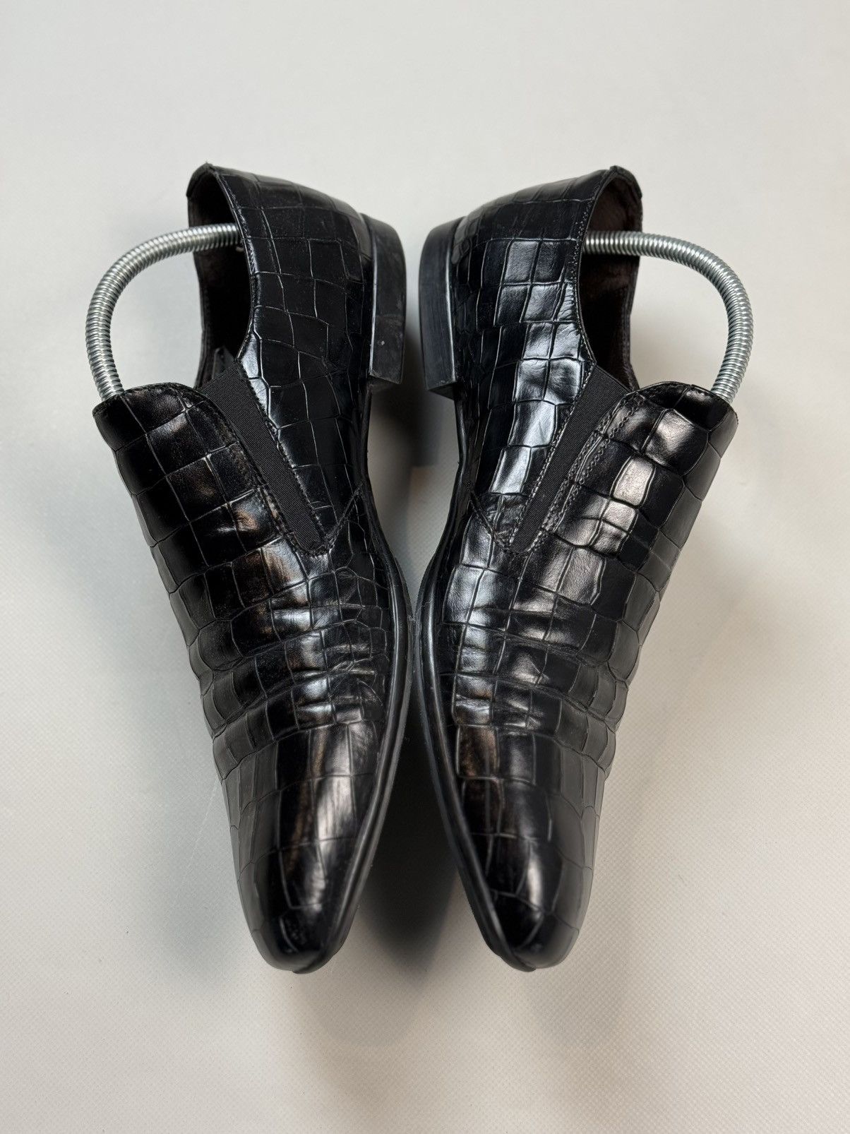 Other Cesare Paciotti Crocodile Leather Monk Strap Dress Shoes Size US 9 / EU 42 - 17 Thumbnail