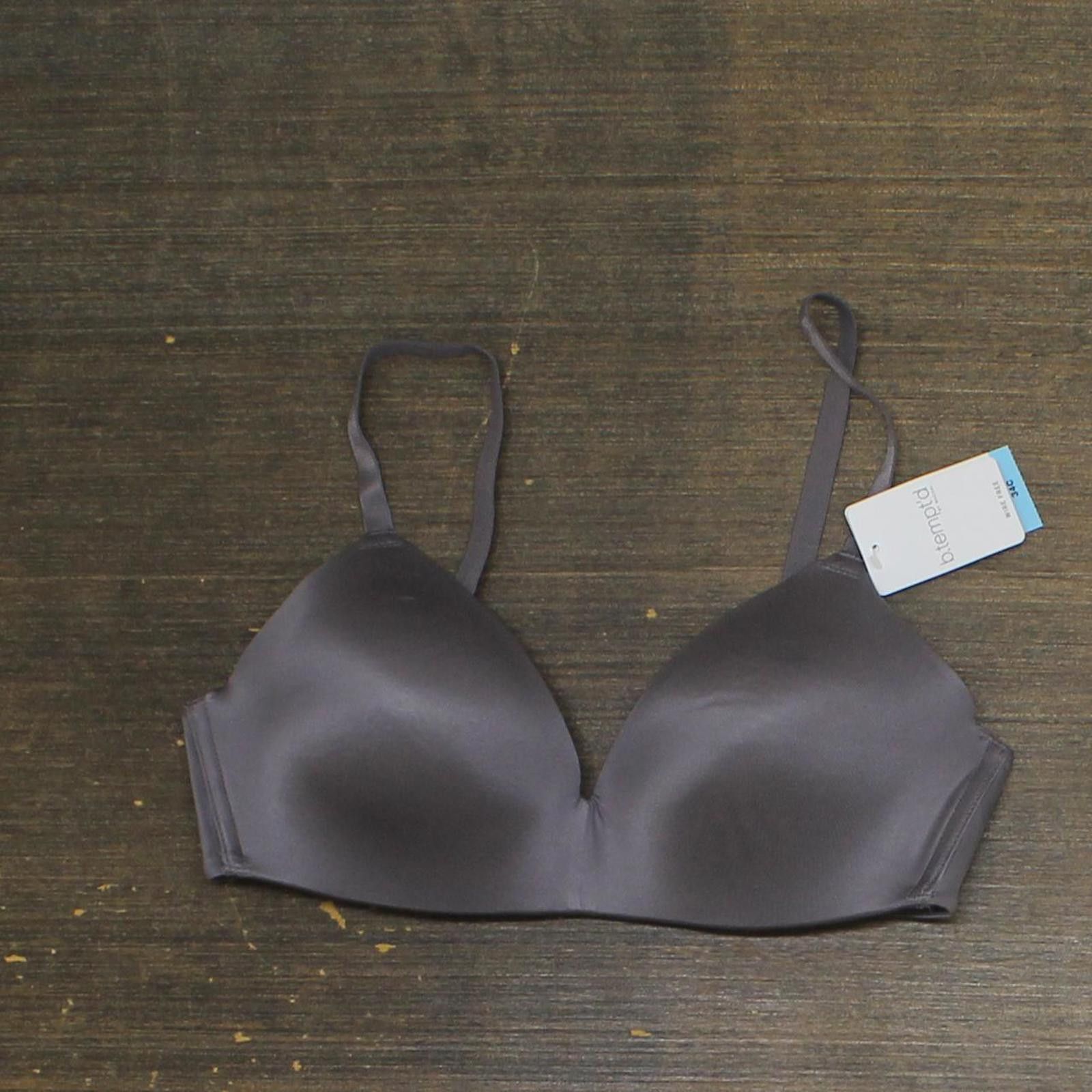 Designer B.tempt'd By Wacoal Future Wireless Contour Bra Gray 34C in Grey, Women's