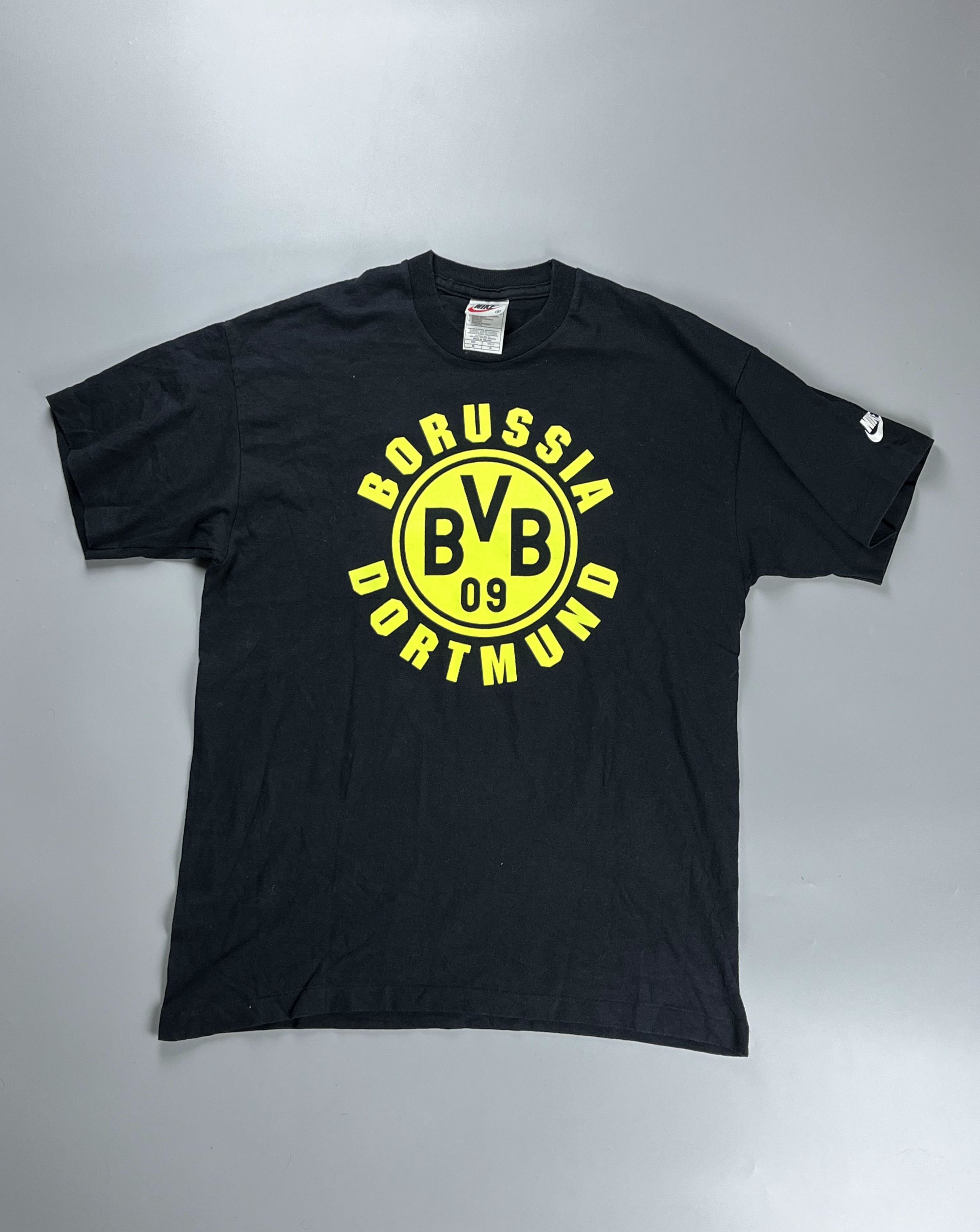 Nike 💿 NIKE BIG LOGO Borussia Dortmund 90s T-SHIRT Size US L / EU 52-54 / 3 - 2 Thumbnail