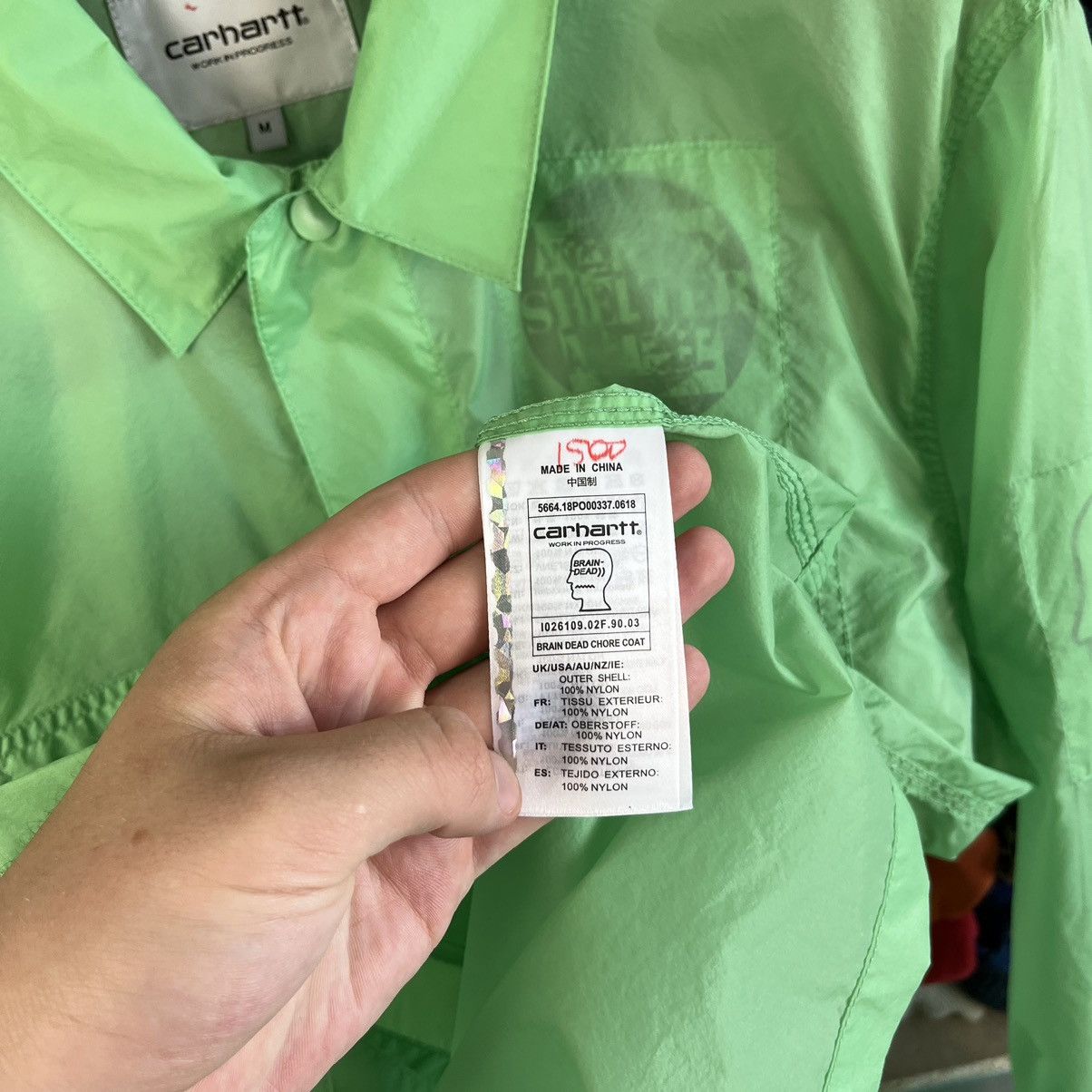 Brain Dead CARHARTT WIP x BRAIN DEAD LIGHT CHORE JACKET Size US M / EU 48-50 / 2 - 8 Thumbnail