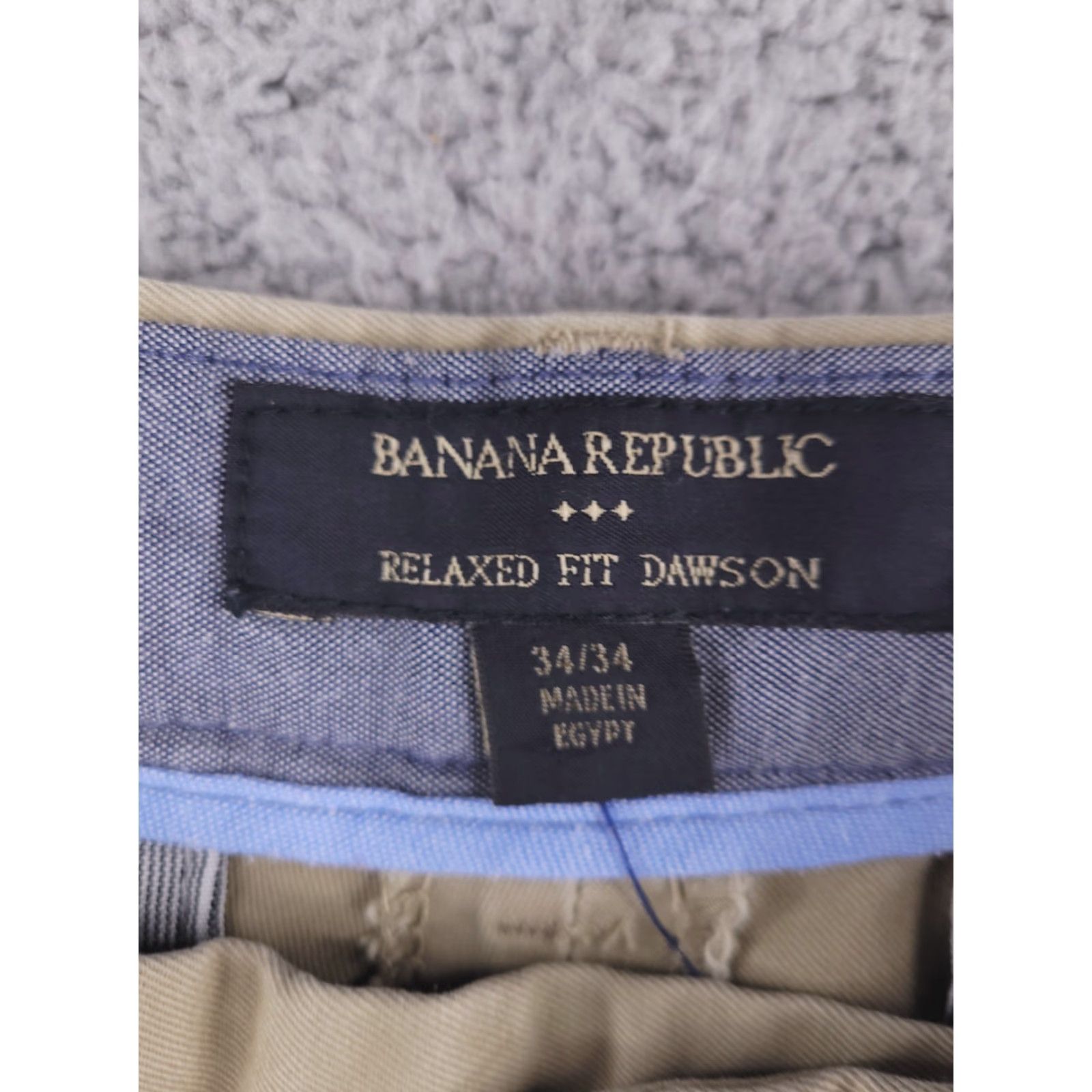 Banana Republic VINTAGE Banana Republic Pants Mens 34x33 Brown Emerson khaki Chino Dress Casual Size US 34 / EU 50 - 3 Thumbnail