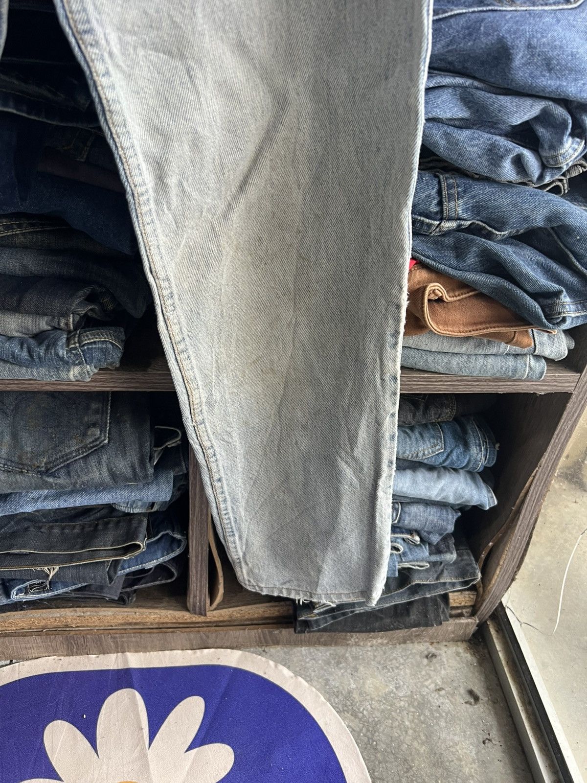 Levi's 🔥Vintage Levis Distressed Denim Size US 26 / EU 42 - 6 Thumbnail