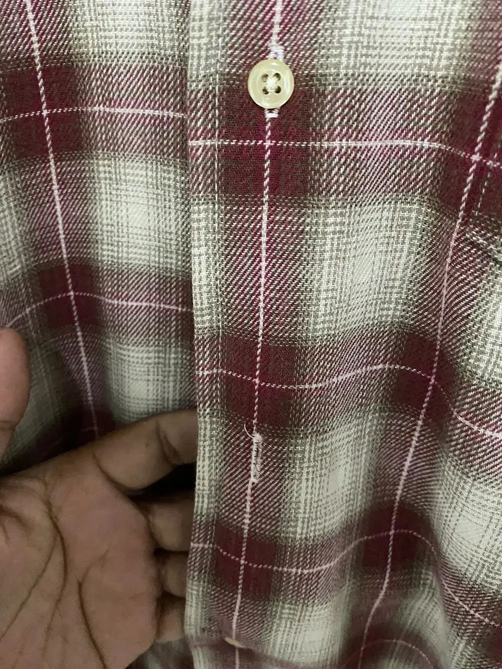 Vintage King & John Plaid Tartan Flannel Shirt Size US L / EU 52-54 / 3 - 4 Thumbnail