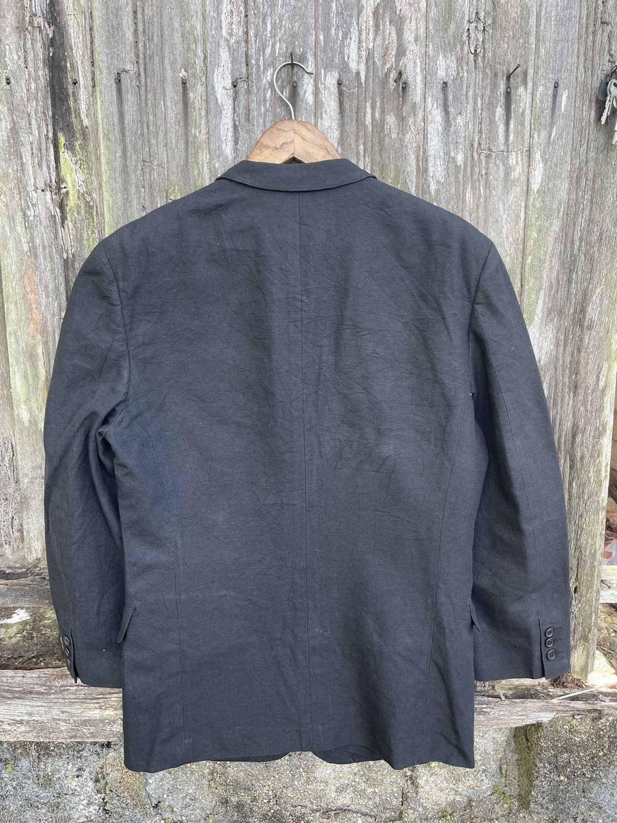 Issey Miyake Issey Miyake Men S/S 2001 Black Blazer Size L Japan Size US L / EU 52-54 / 3 - 10 Thumbnail