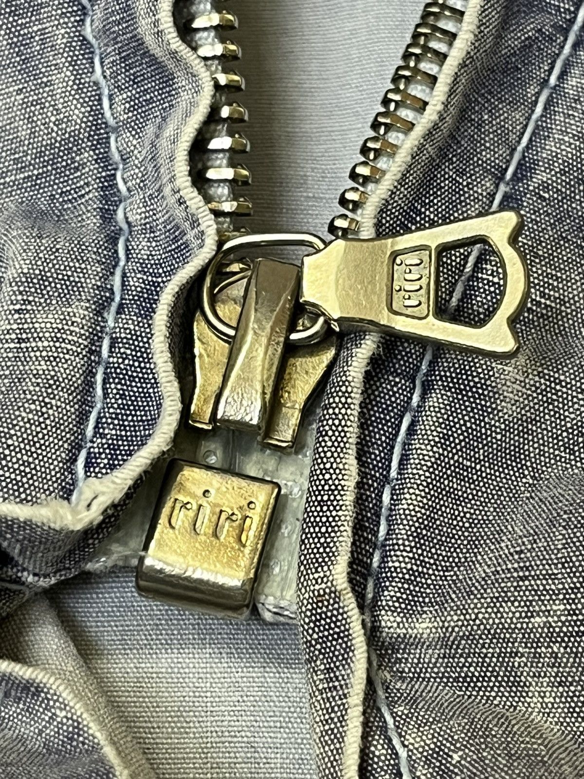 Nigel Cabourn Vintage 90s NIGEL CABOURN riri zipper distressed jacket Size US L / EU 52-54 / 3 - 14 Thumbnail