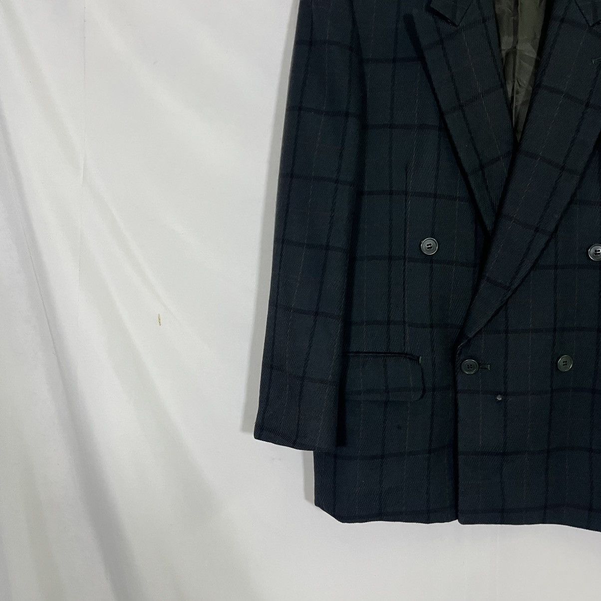 Vintage Vintage Blanc Bine Plaid Wool Sport Coat Blazer Jacket Size US M / EU 48-50 / 2 - 4 Thumbnail