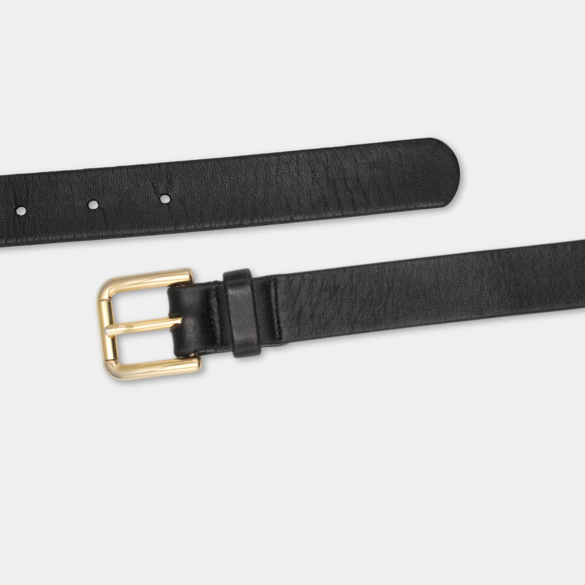 Dolce & Gabbana Dolce & Gabbana SS03 Love Love Love Black Leather Belt Size ONE SIZE - 2 Thumbnail