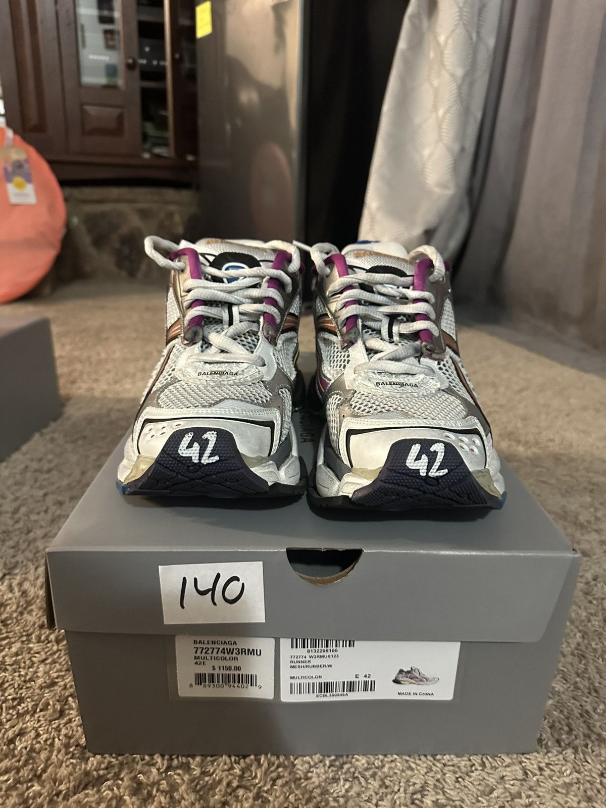 Balenciaga Balenciaga Runner Multi color sneakers Size US 9 / EU 42 - 2 Thumbnail