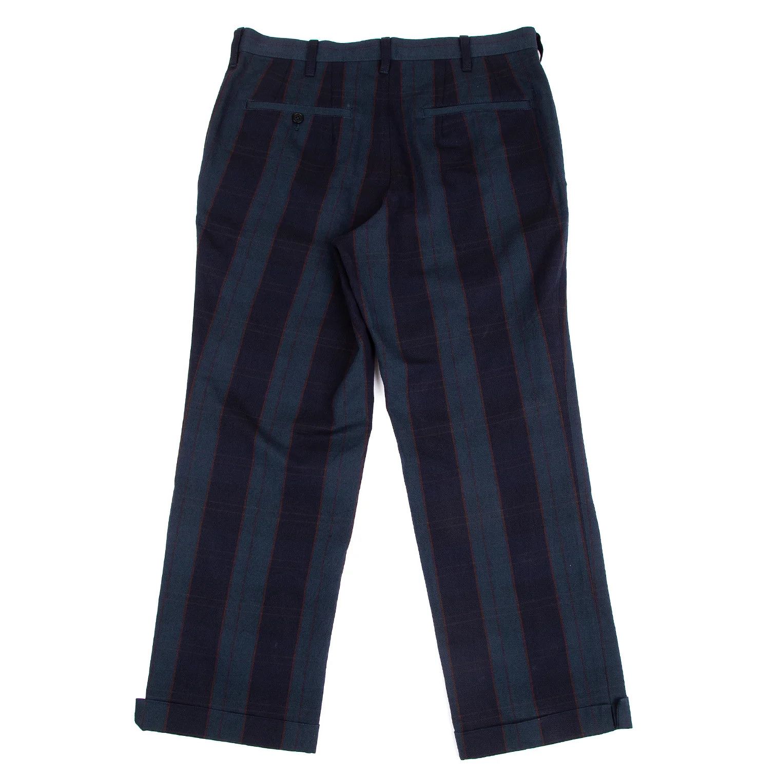 Yohji Yamamoto Yohji Yamamoto Cotton Wool Check Double Pants Size US 36 / EU 52 - 10 Thumbnail