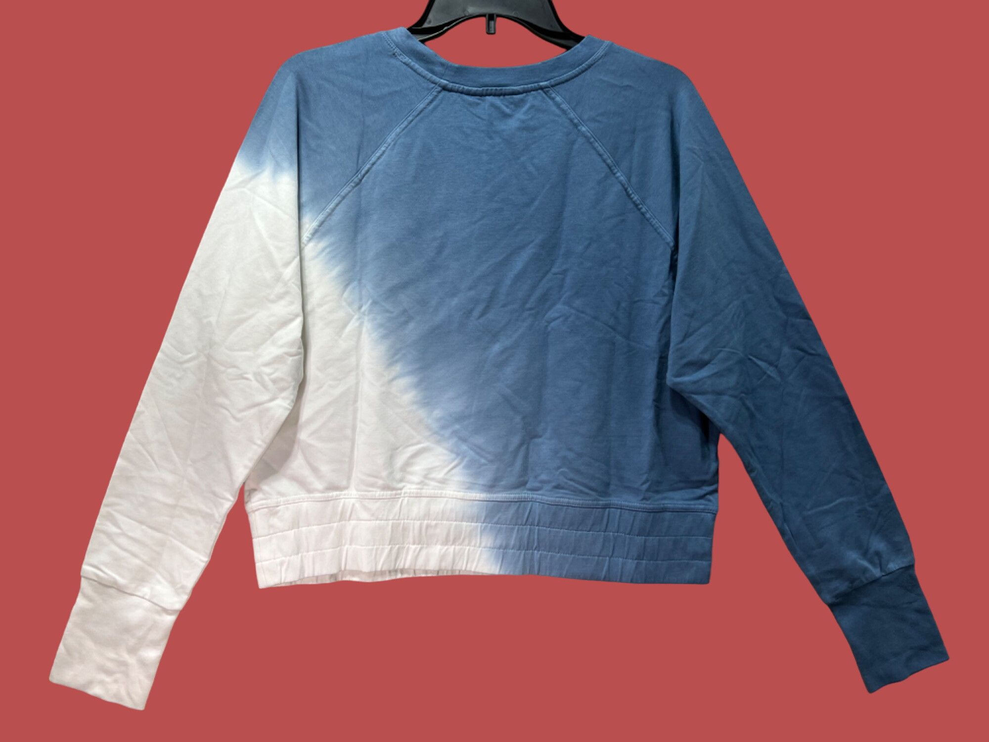 Other Joy Lab - Women's Long Sleeve Sweatshirt - Blue / White - Me Size M / US 6-8 / IT 42-44 - 5 Thumbnail