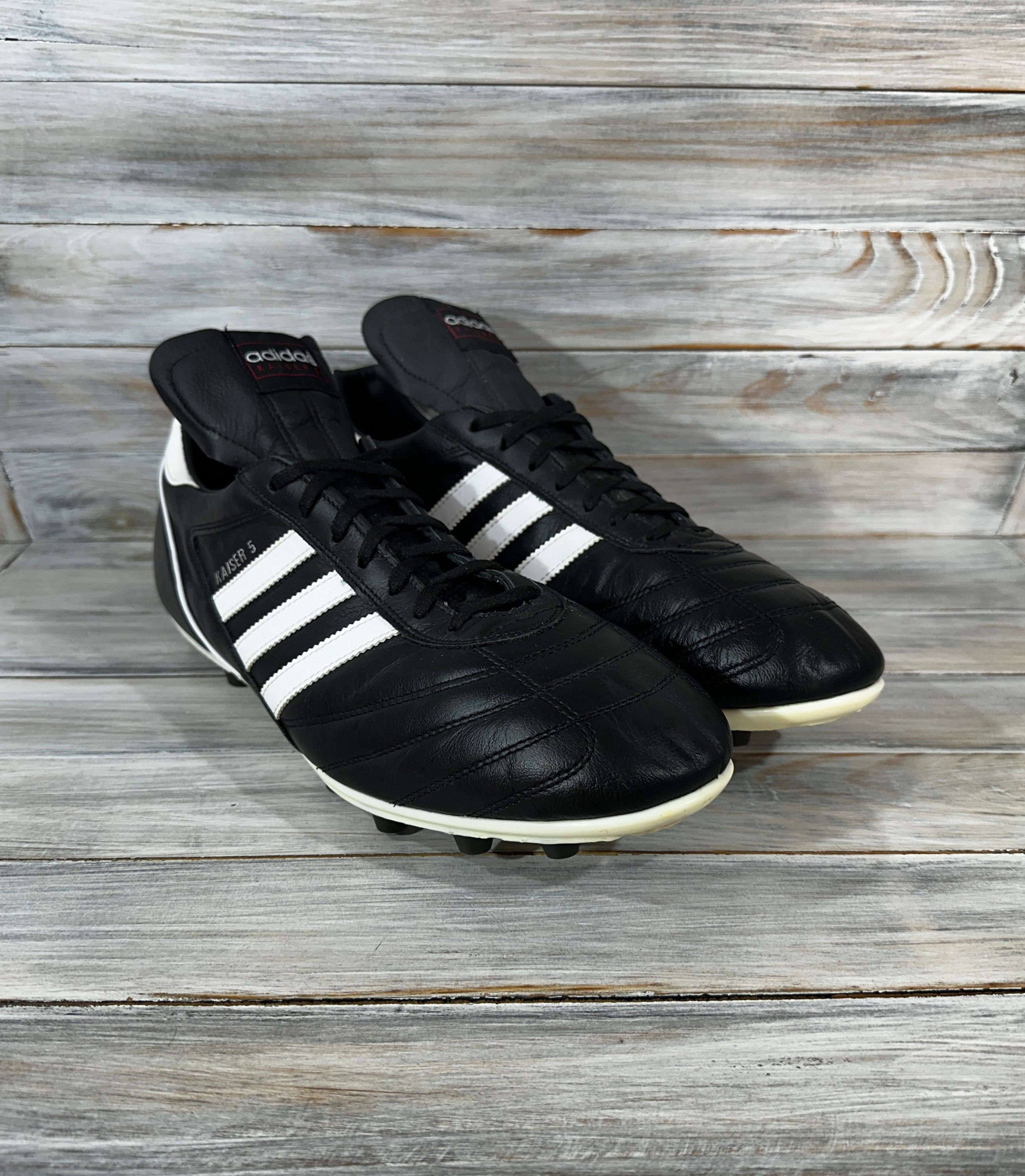 Adidas Adidas Kaiser 5 Liga Fg Black Football Cleats Boots Sport Size US 12.5 / EU 45-46 - 2 Thumbnail