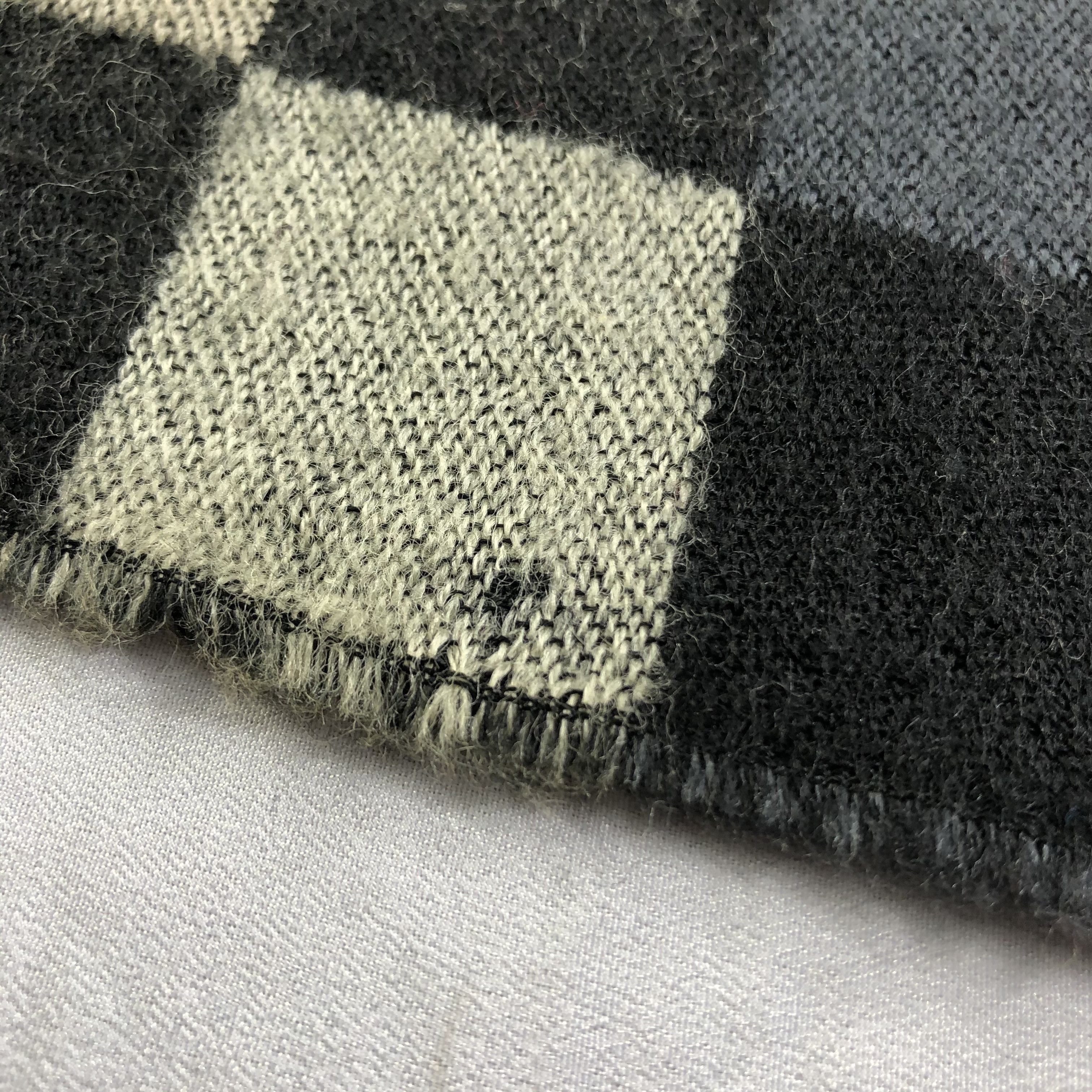 Lancel Lancel Checkered Wool Scarf Muffler Neckwear V2384 Size ONE SIZE - 13 Thumbnail