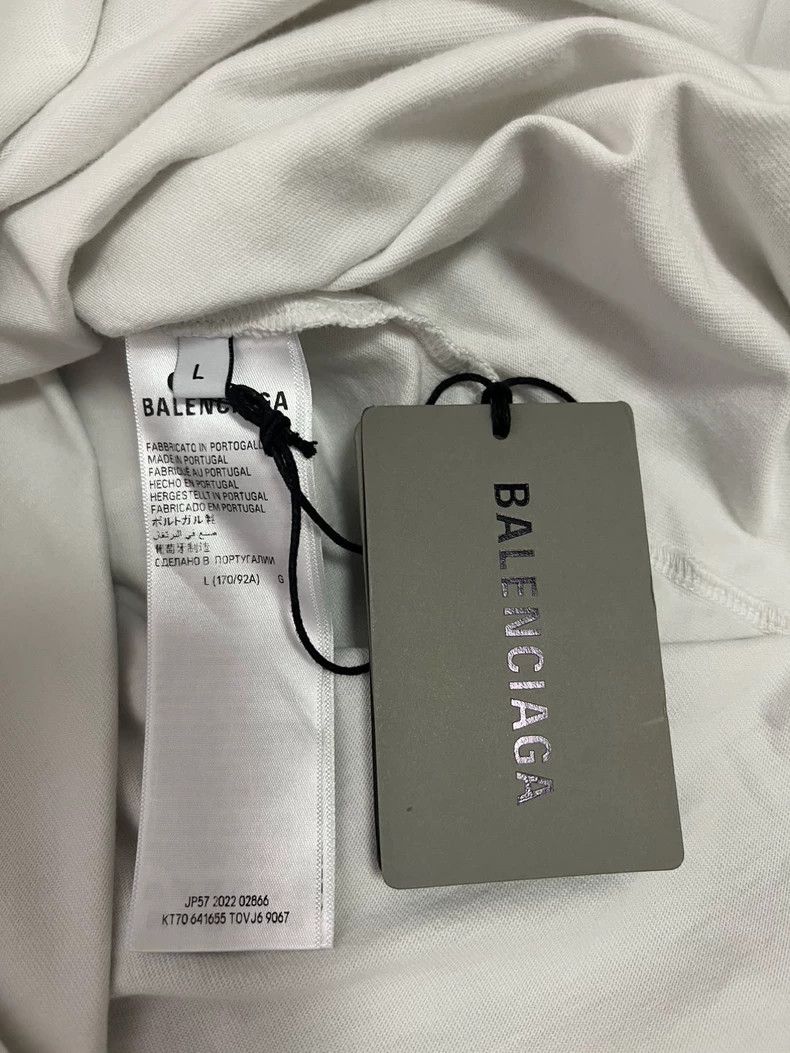 Balenciaga Balenciaga Letter logo rhinestone letter short sleeve T-sh Size US L / EU 52-54 / 3 - 4 Thumbnail
