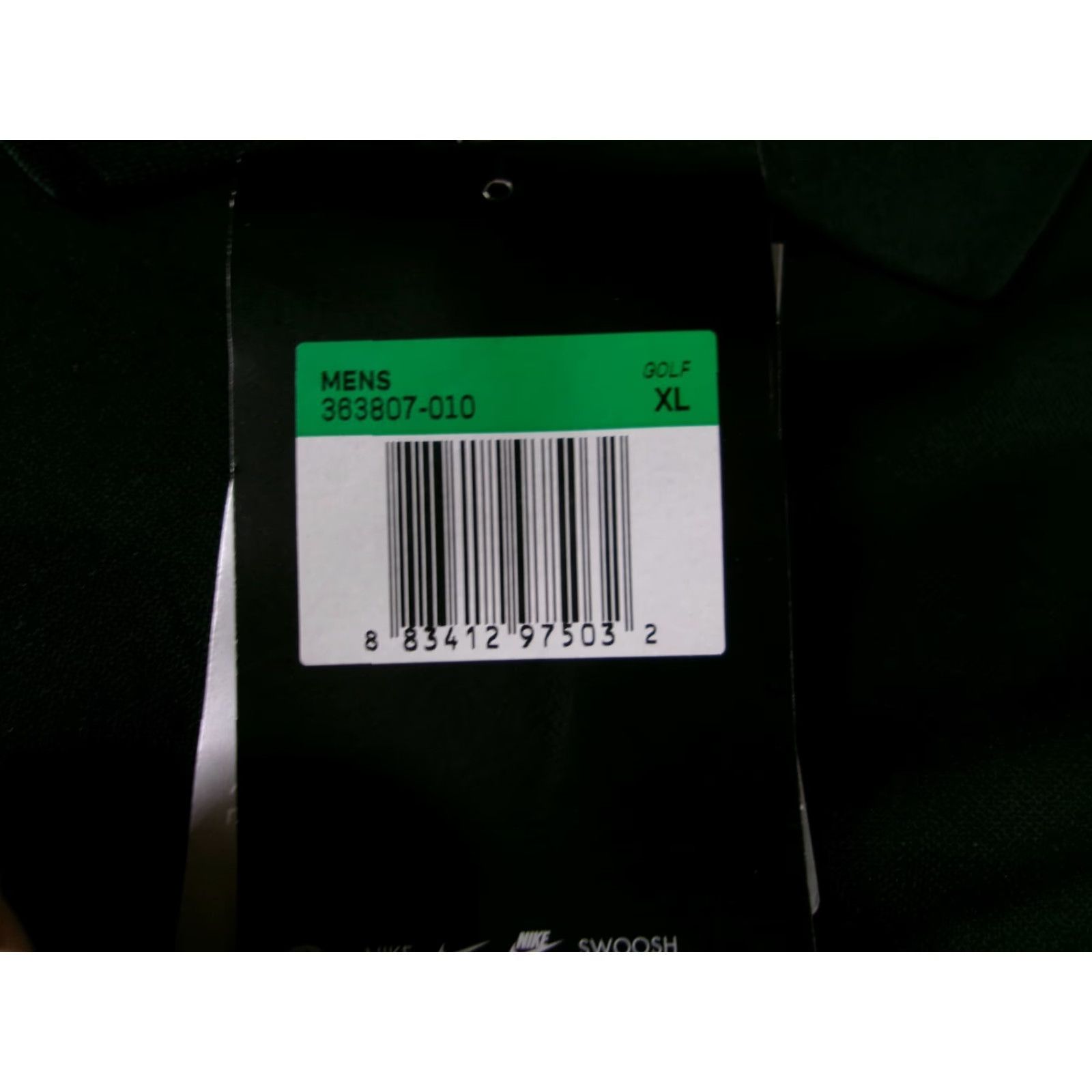 Nike Nike Polo Shirt Men XL Black Dri-Fit Nike Golf Embroidered Logo Short Sleeve Casual Size US XL / EU 56 / 4 - 5 Thumbnail