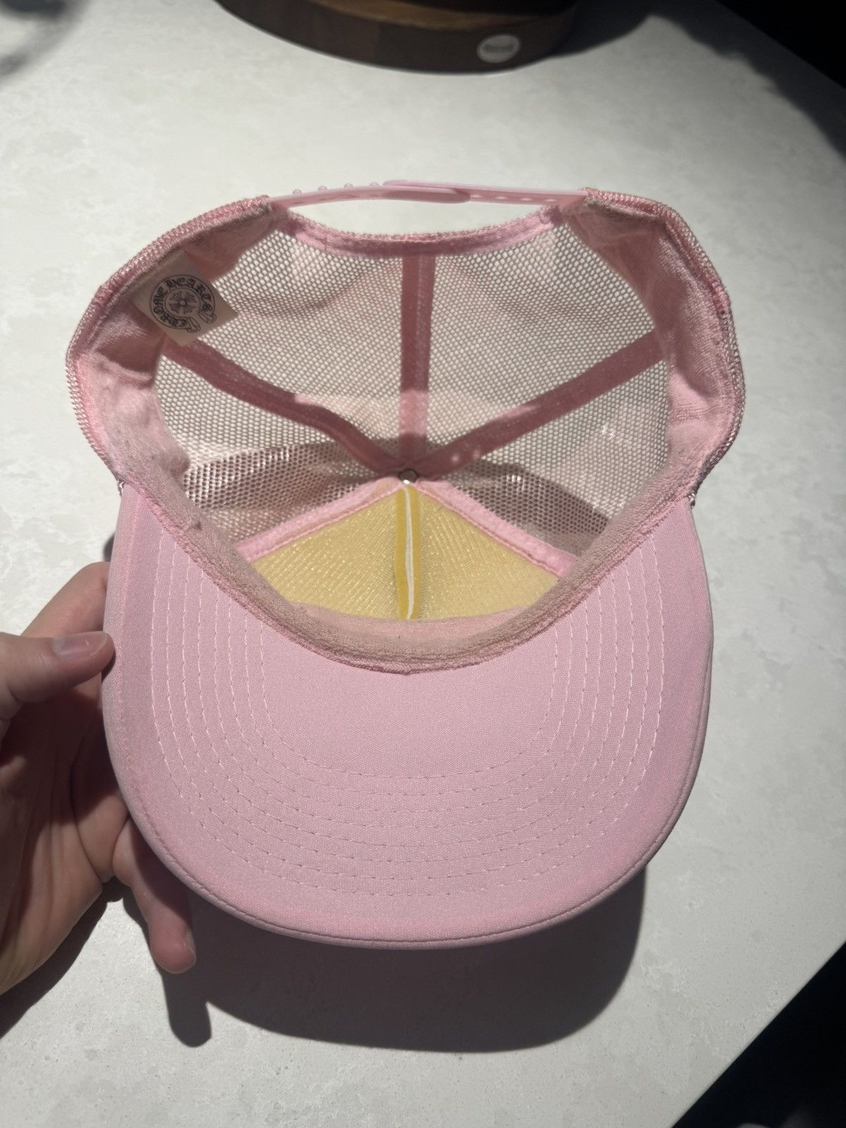 Chrome Hearts Chrome Hearts Pink F*ck Trucker Hat Size ONE SIZE - 8 Thumbnail