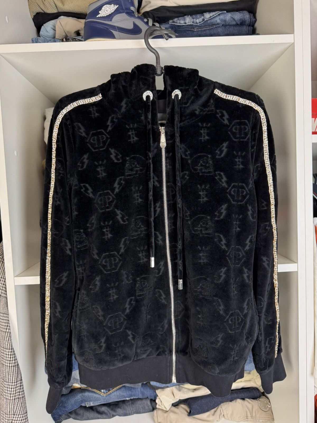 Philipp Plein Philipp Plein Women's Monogram Jogging Jacket Size S / US 4 / IT 40 - 1 Thumbnail