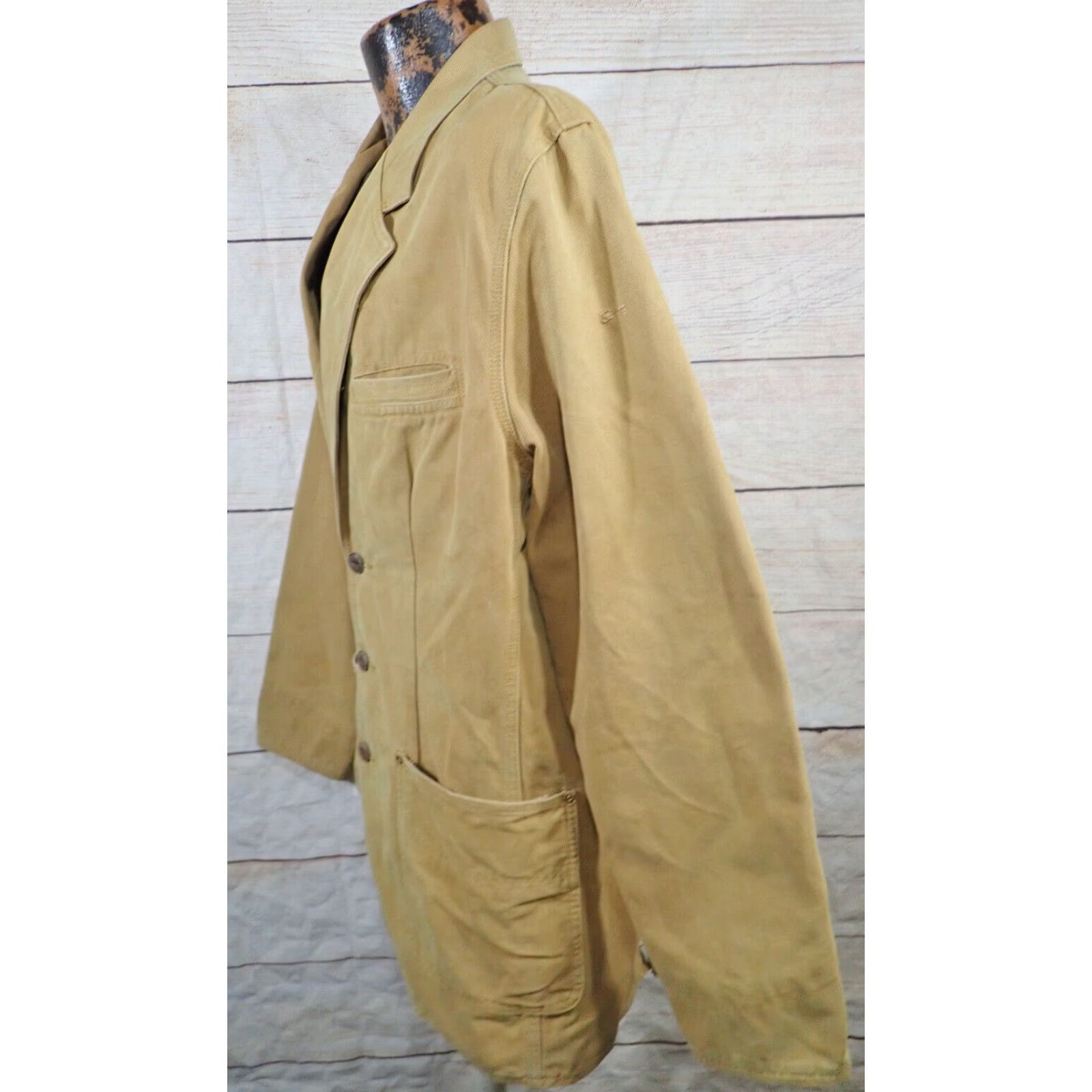 VINTAGE The Territory Ahead Mens Blazer Jacket Aztec Blanket Lined Chore Barn Large