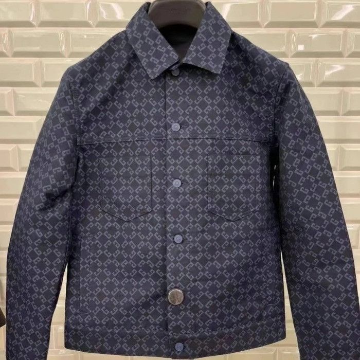 Givenchy o1w1db10925 Classic Jacket in Blue Size US XS / EU 42 / 0 - 2 Thumbnail