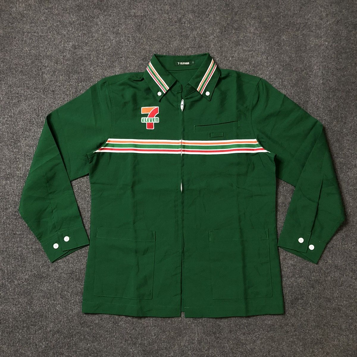 Japanese Brand Vintage 7 Eleven Convinient Japan Store Worker Shirt Size US M / EU 48-50 / 2 - 1 Thumbnail