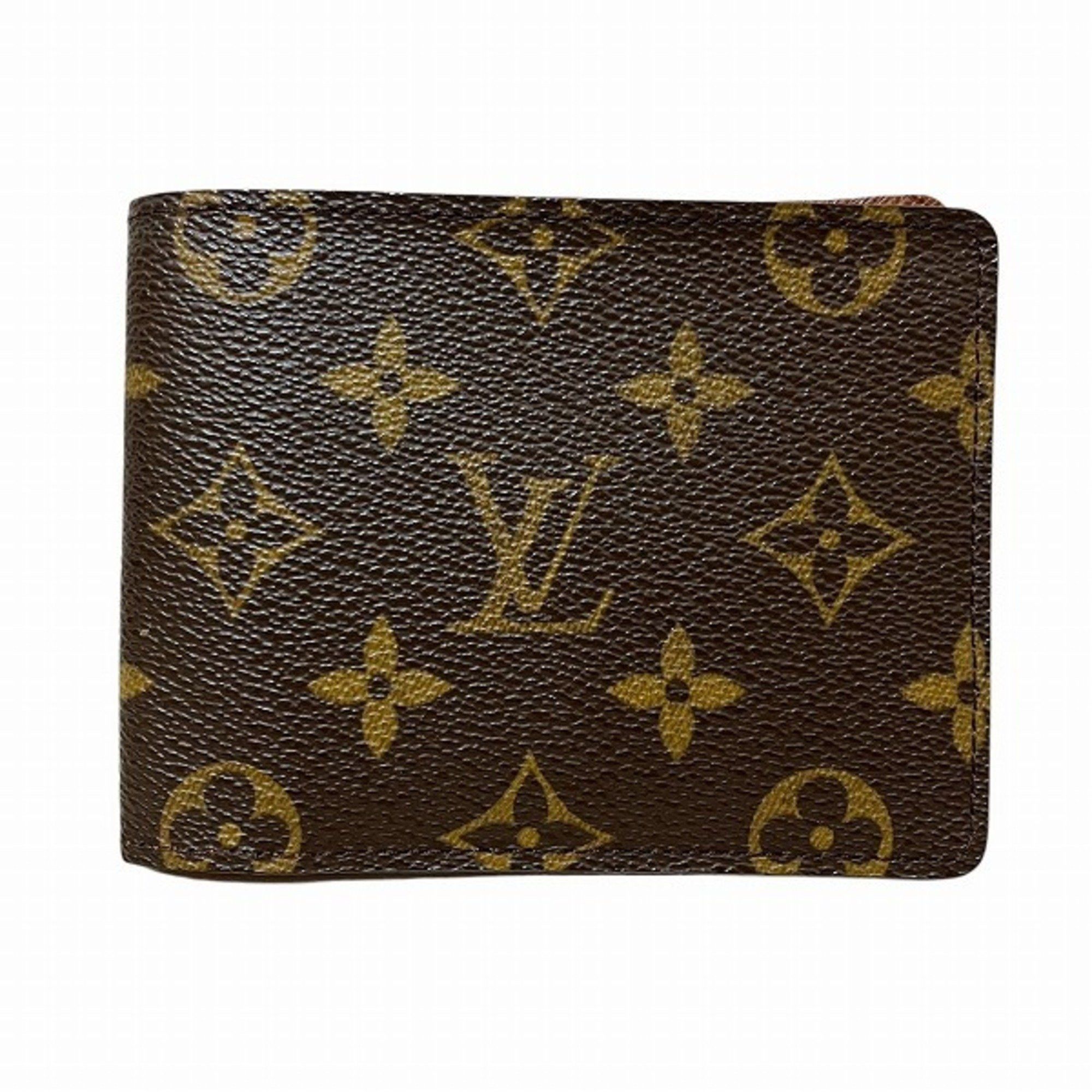 Louis Vuitton Louis Vuitton Monogram Portefeuille Multiple M60895 Billfold Bi-fold Wallet for Men Size ONE SIZE - 1 Thumbnail