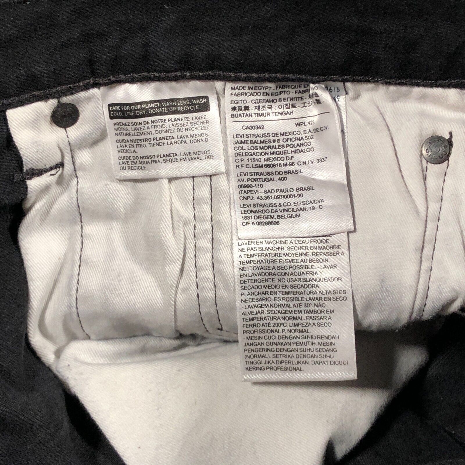 Levi's Custom 1 of 1 Daryl Evangelista Designer Jeans Pants 38x30 Size US 38 / EU 54 - 5 Thumbnail