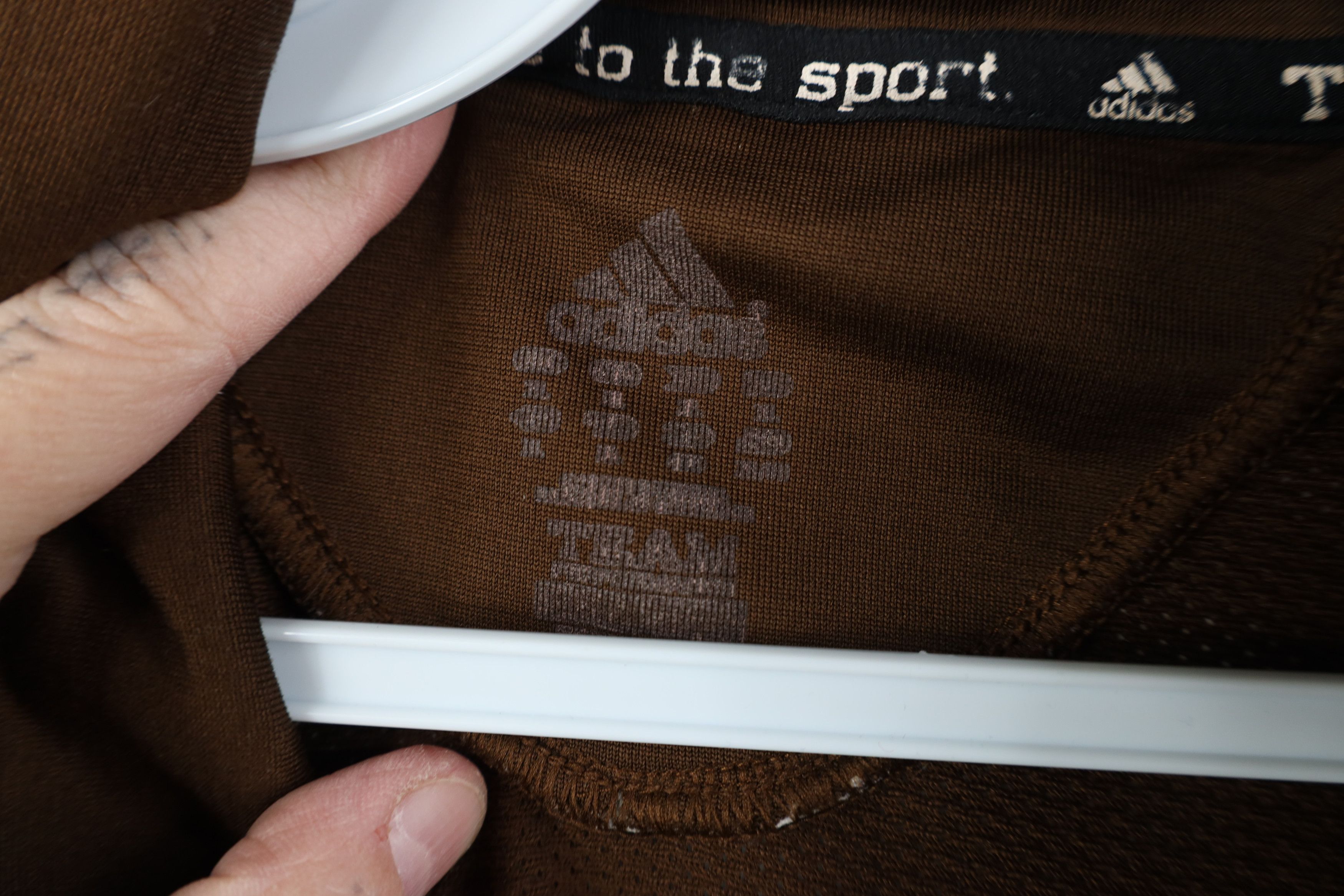 Adidas Adidas Bowling Green State University Football Polo Brown Size US XL / EU 56 / 4 - 10 Thumbnail