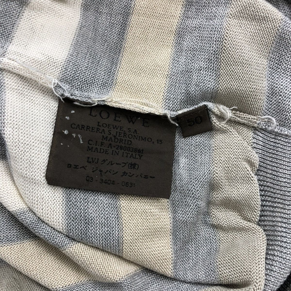 Loewe 🇮🇹 1990s Loewe 3D Striped Multicolor Longsleeve Tee Size US M / EU 48-50 / 2 - 8 Thumbnail