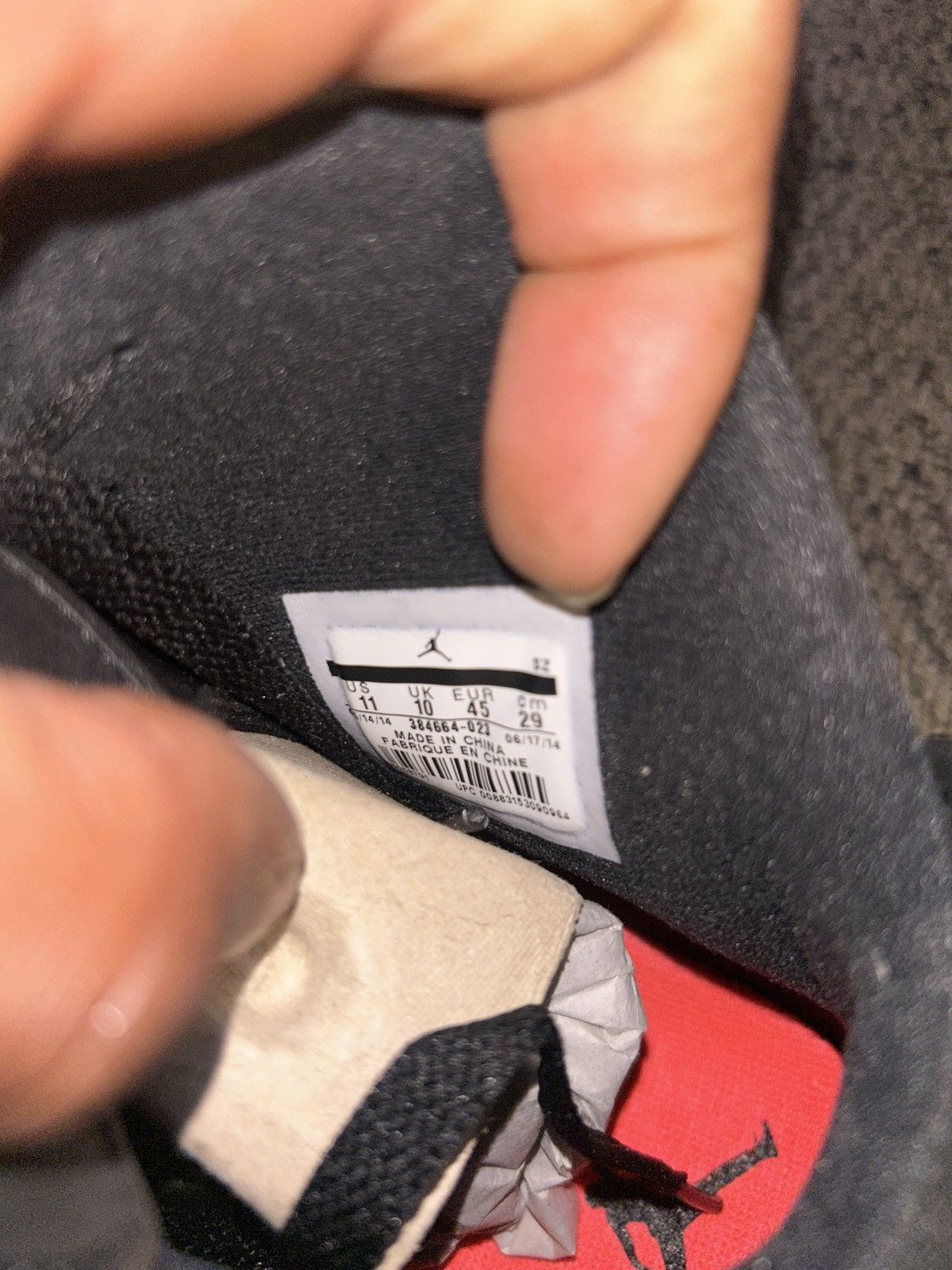 Nike 2014 DS JORDAN 6 INFRARED SIZE 11 Size US 11 / EU 44 - 3 Thumbnail