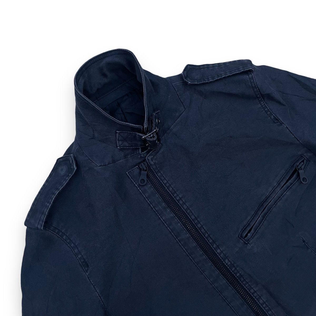 If Six Was Nine × Japanese Brand × Le Grande Bleu (L.G.B.) 🇯🇵 JAPANESE 6 POCKETS BONDAGE WORKWEAR PUNK GOTHIC JACKET Size US M / EU 48-50 / 2 - 7 Thumbnail