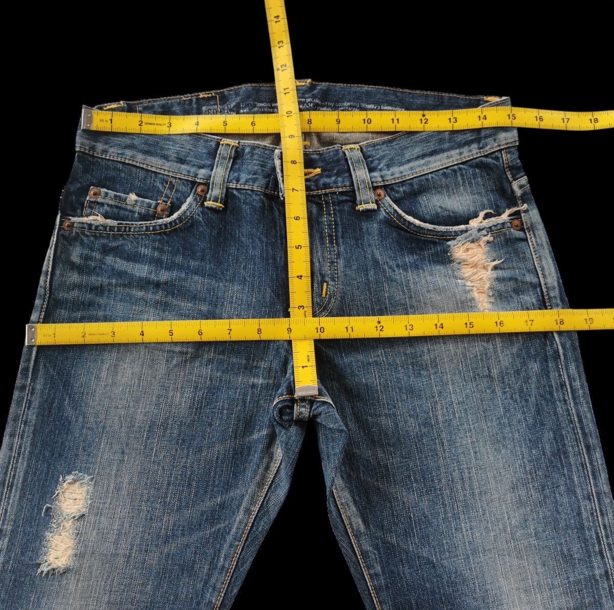 Tornado Mart Edwin bell-bottom denim jeans style tornado mart Size 30" / US 8 / IT 44 - 8 Thumbnail
