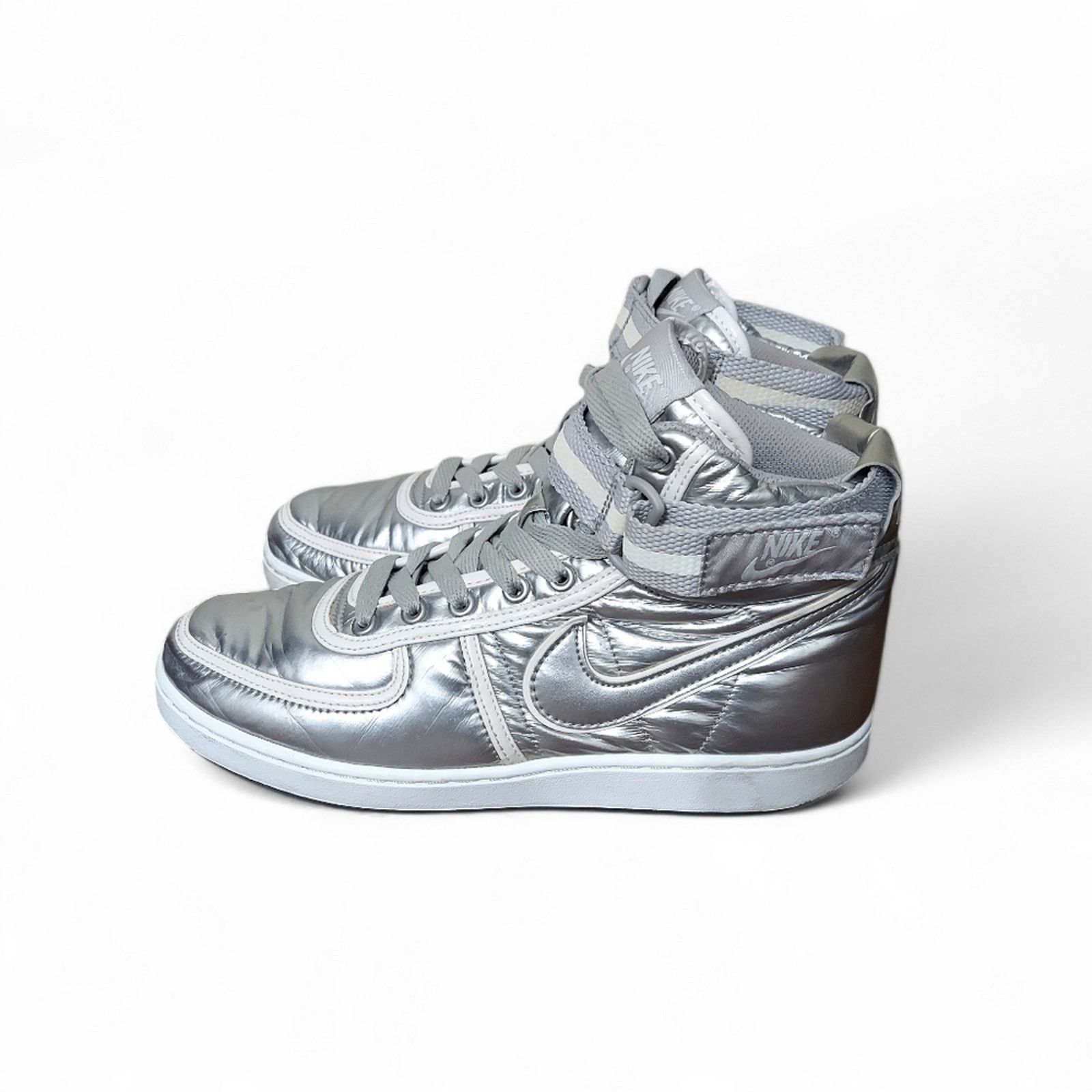Nike Nike Vandal High Silver Basketball Sneakers Women’s Size 10 Size US 10 / IT 40 - 4 Thumbnail