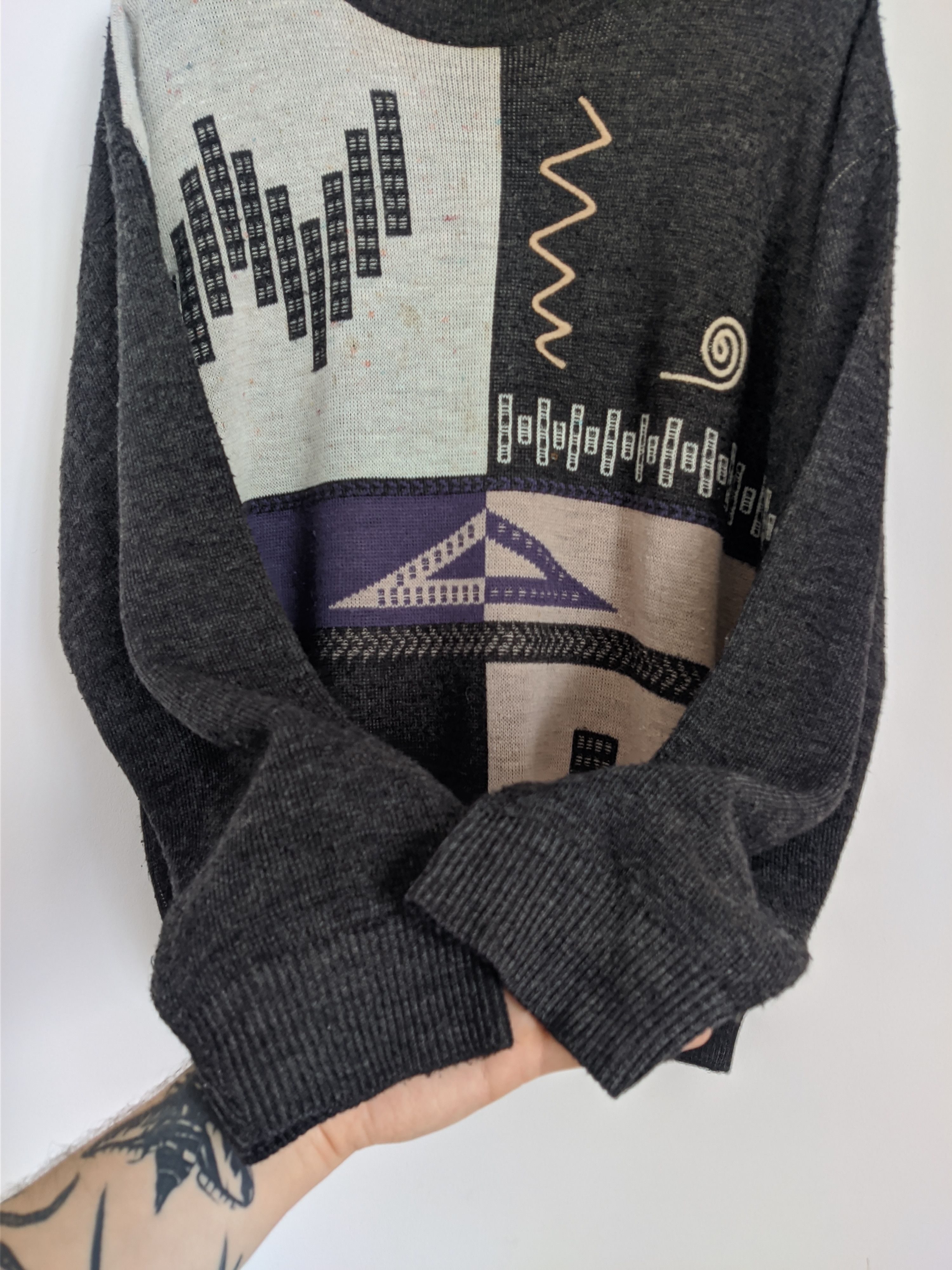 Vintage Vintage Sweater knit avant garde y2k Size US M / EU 48-50 / 2 - 3 Thumbnail