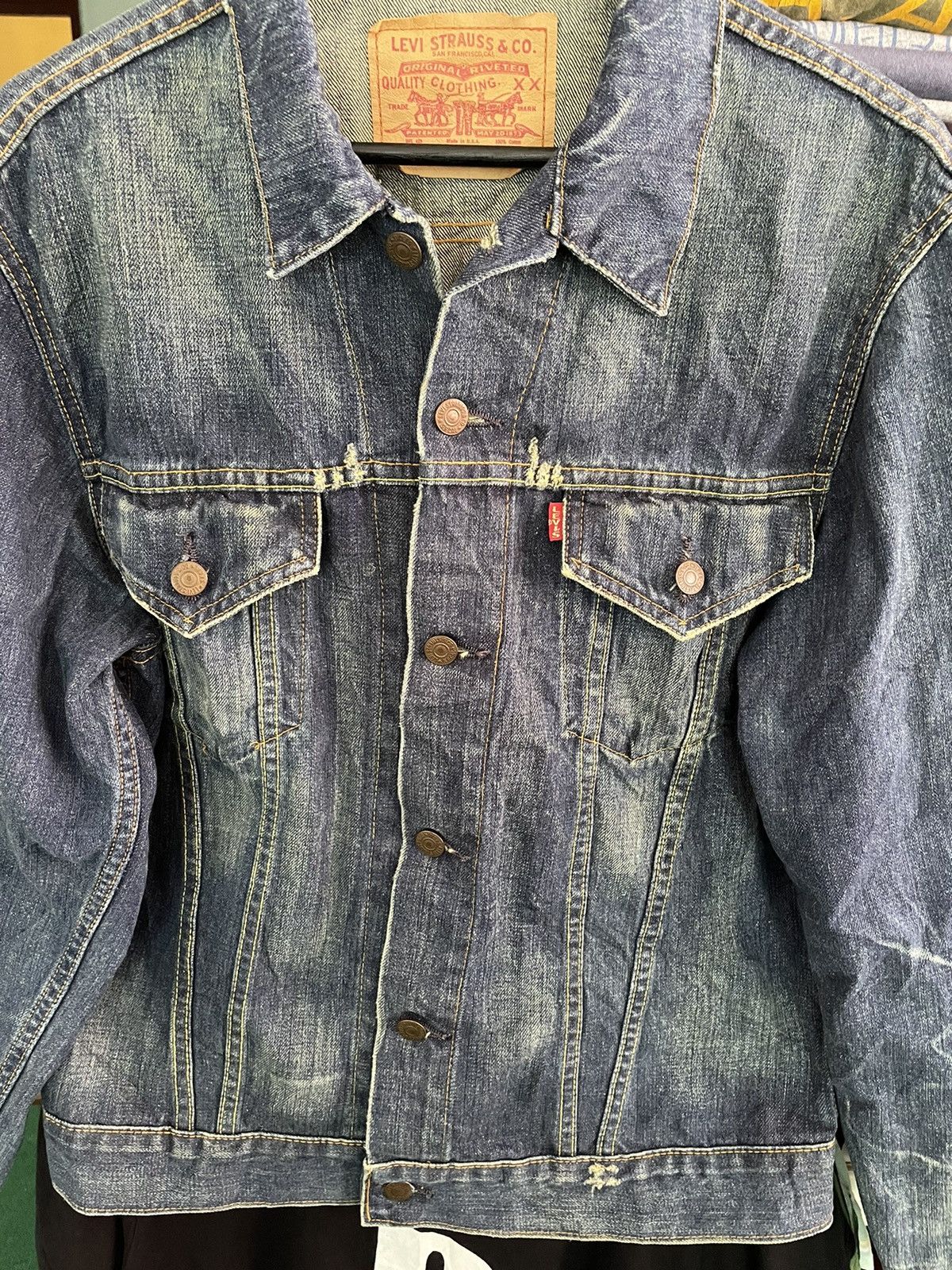 Levi's Vintage Levis 70505 Jackets Capital E Size US L / EU 52-54 / 3 - 1 Thumbnail