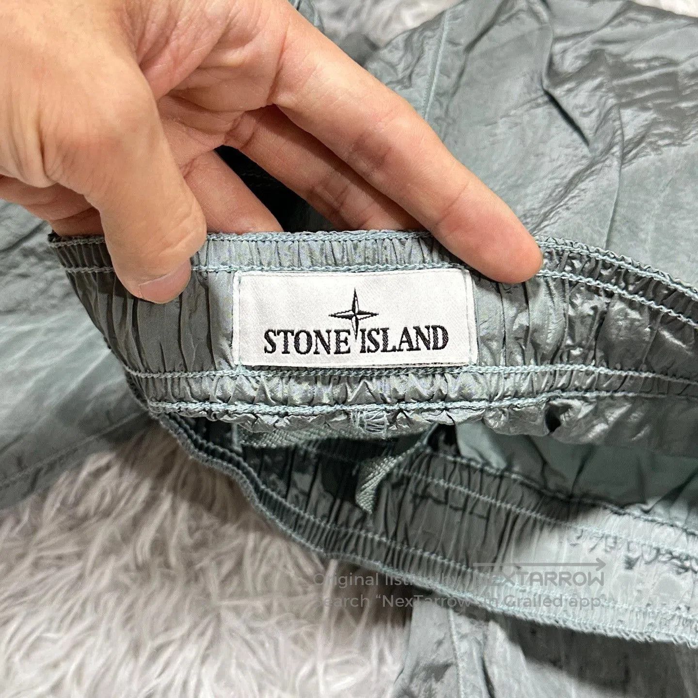Stone Island Stone Island Metal Nylon Cargo Shorts. Size US 29 - 4 Thumbnail