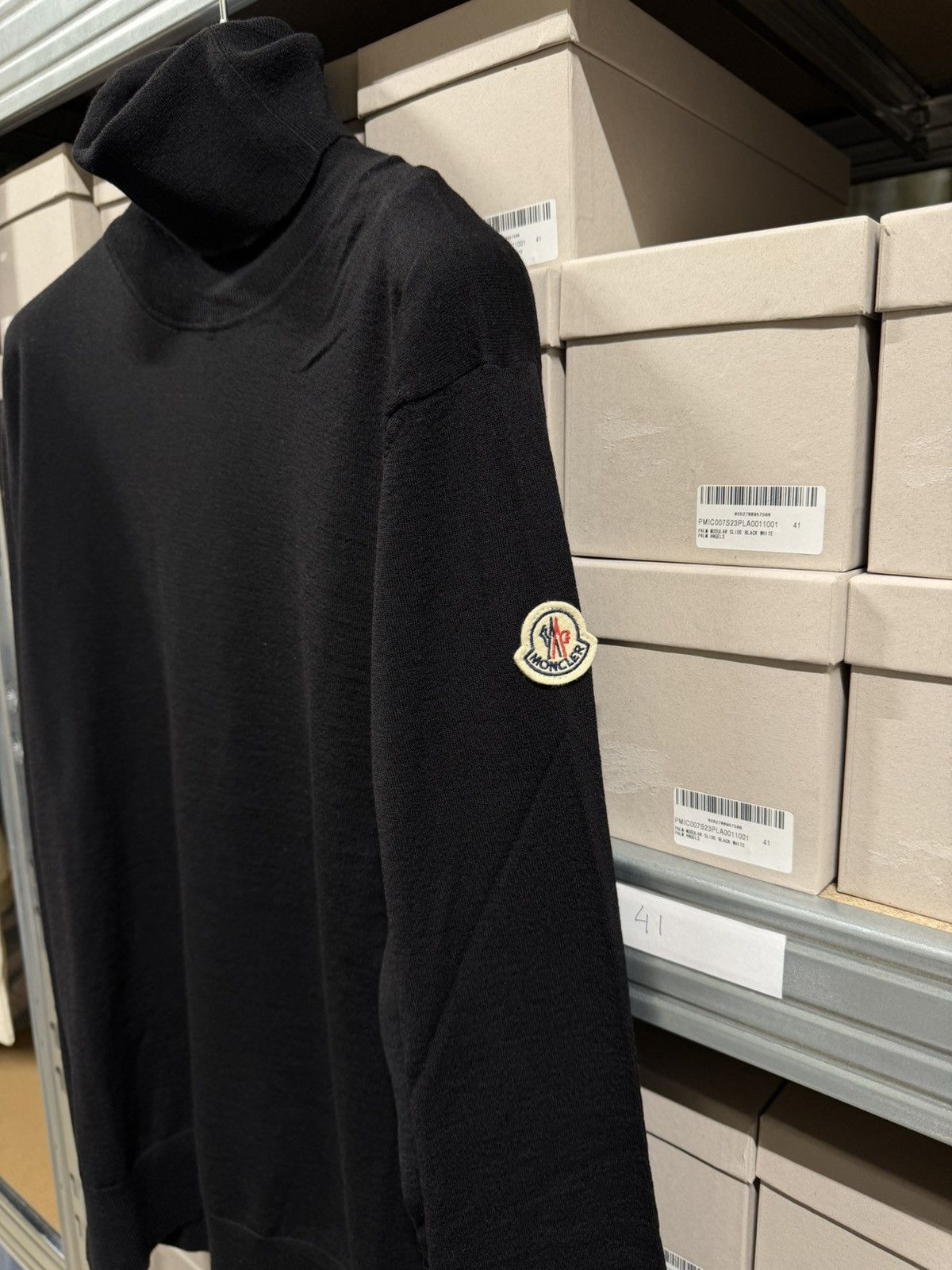 Moncler Moncler Virgin Wool Turtleneck sweater 900$ Size US L / EU 52-54 / 3 - 2 Thumbnail