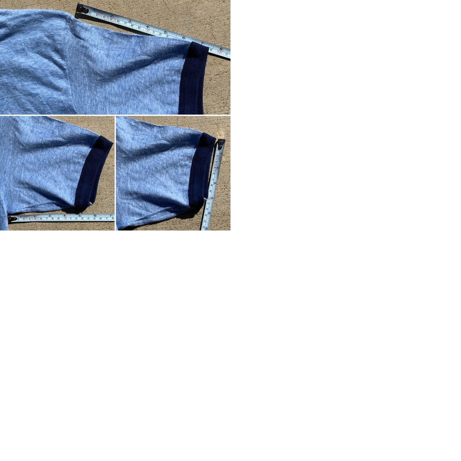 Hanes VINTAGE Heifer Project International Ringer T Shirt M Men Blue 1980s Hanes Poly/Cotton Graphic Tee Size US M / EU 48-50 / 2 - 9 Thumbnail