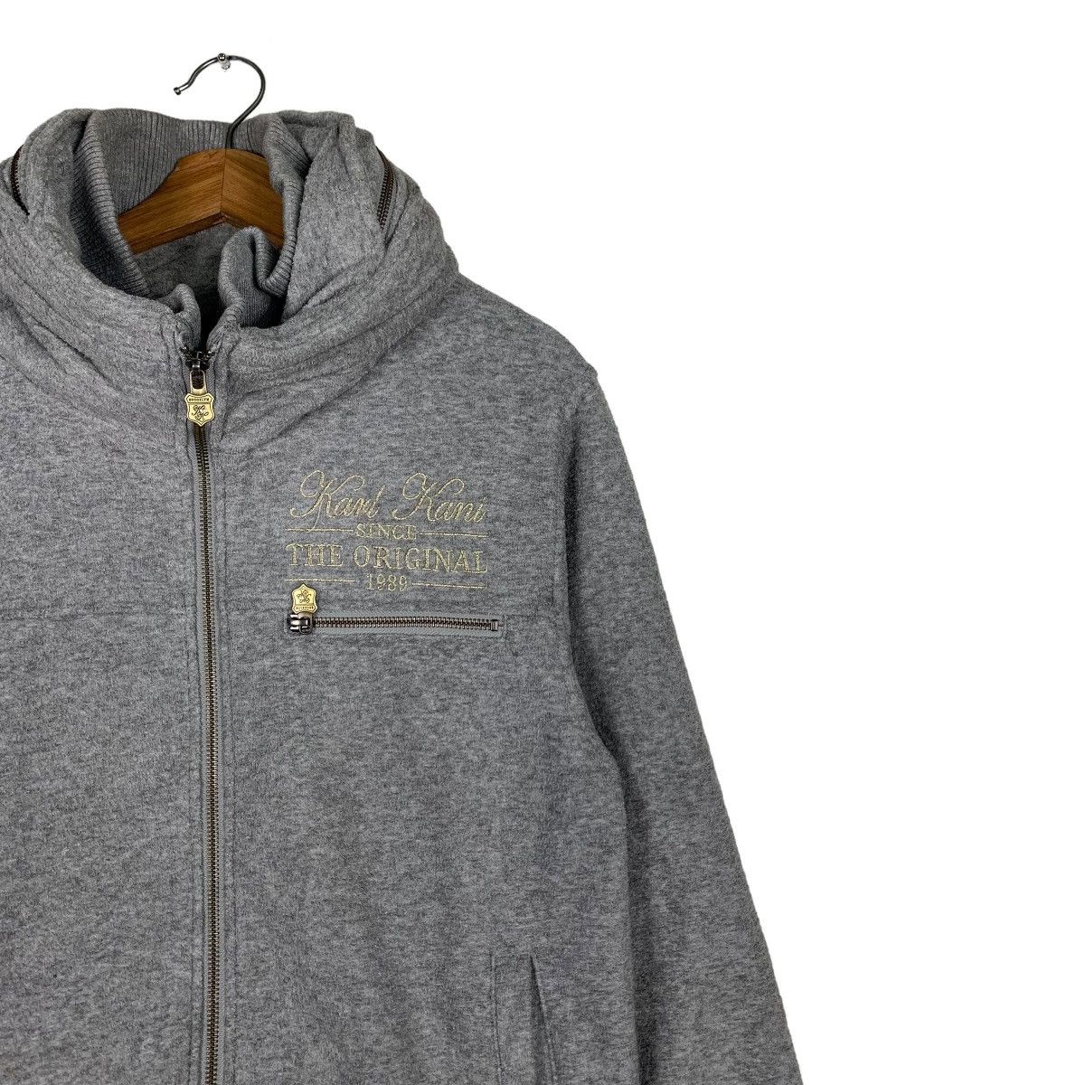 Karl Kani KARL KANI Big Logo Hooded Zipper Sweater Jacket #0148-C8 Size US M / EU 48-50 / 2 - 6 Thumbnail