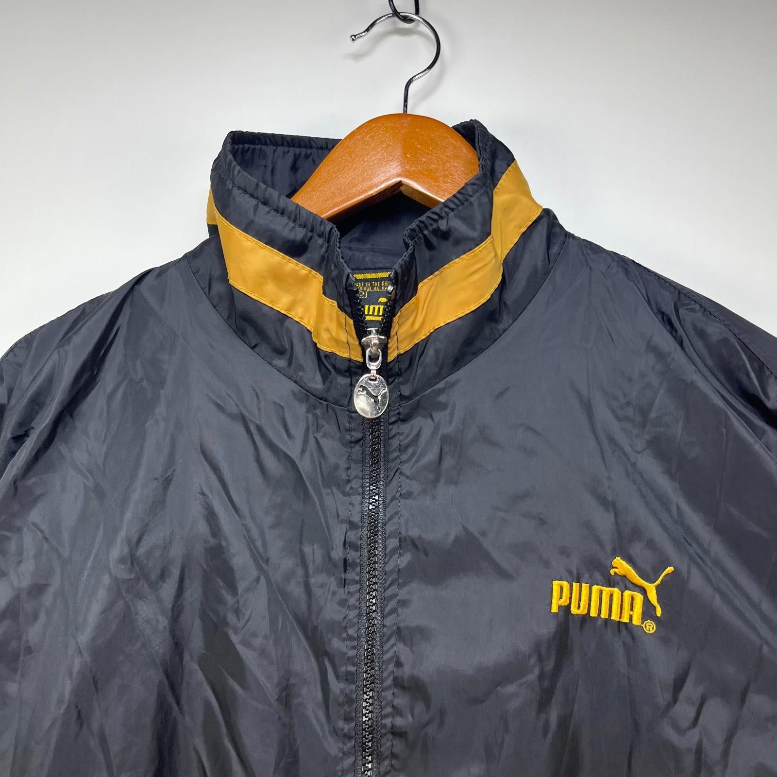 Puma Vintage 90s Puma Windbreaker Jacket Medium Size US M / EU 48-50 / 2 - 2 Thumbnail