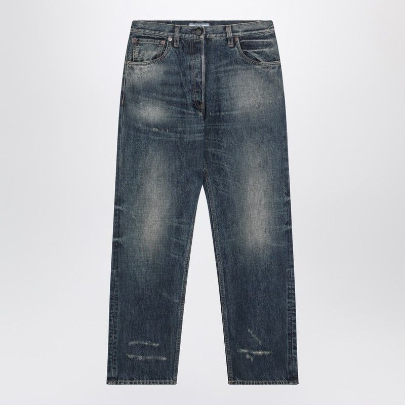Prada Prada Jeans In Washed Blue Denim Size 26" / US 2 / IT 38 - 1 Thumbnail