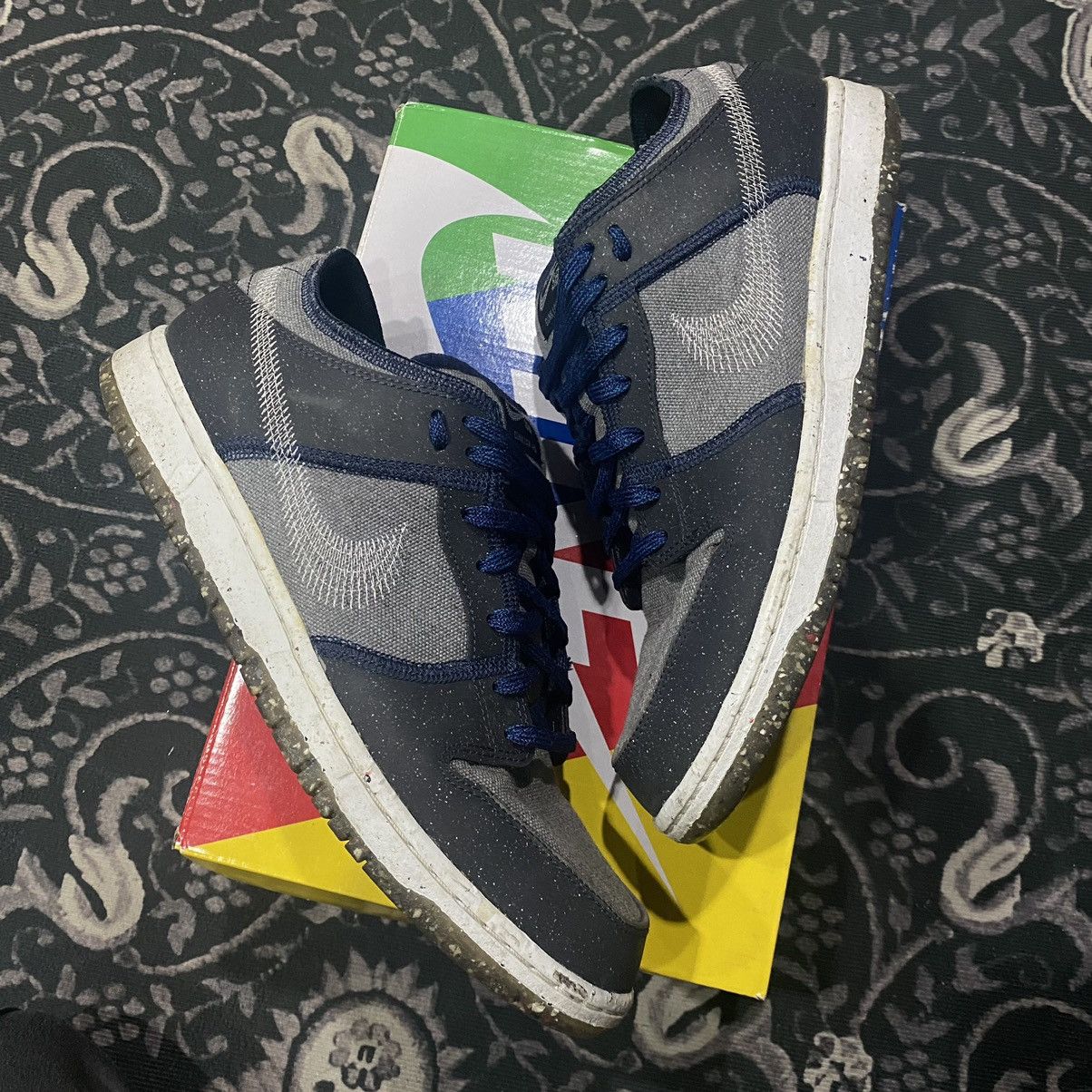 Nike Nike SB Dunk Low Pro E “Crater” Size US 11 / EU 44 - 2 Thumbnail