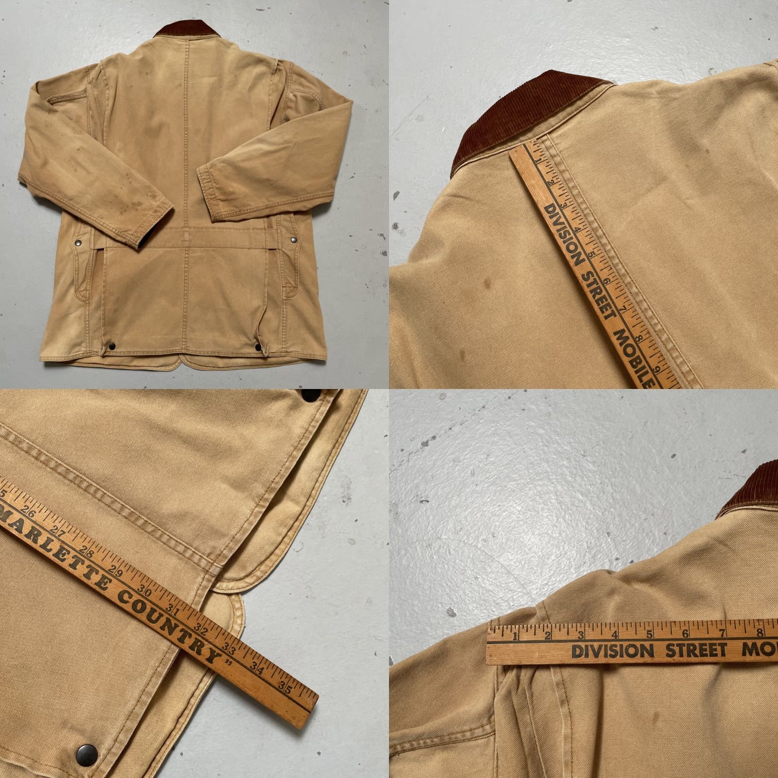 Polo Ralph Lauren Vintage Polo Ralph Lauren Canvas Hunting Chore Work Barn Field Jacket L Mens Brown 90s Army Americana Utility Field Tactical Shooting Parka Jacket Size US L / EU 52-54 / 3 - 8 Thumbnail