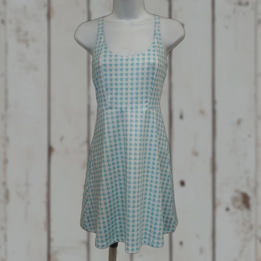 Vintage GGOV Tennis Golf Dress Womens Size XS Pastel Blue Sleeveless Crisscross Back Shirts? Size XS / US 0-2 / IT 36-38 - 1 Thumbnail