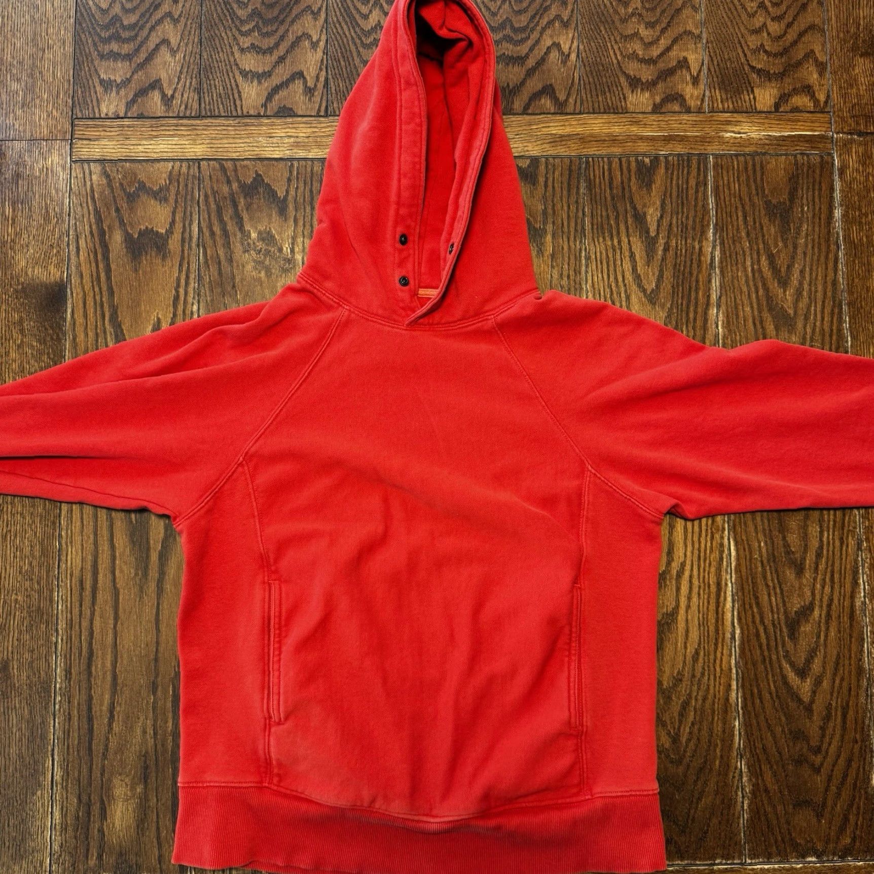 Filson Filson Hoodie Womens Medium Red Pullover Hooded Sweatshirt Cotton Blend Pocket Sweater Size M / US 6-8 / IT 42-44 - 2 Thumbnail