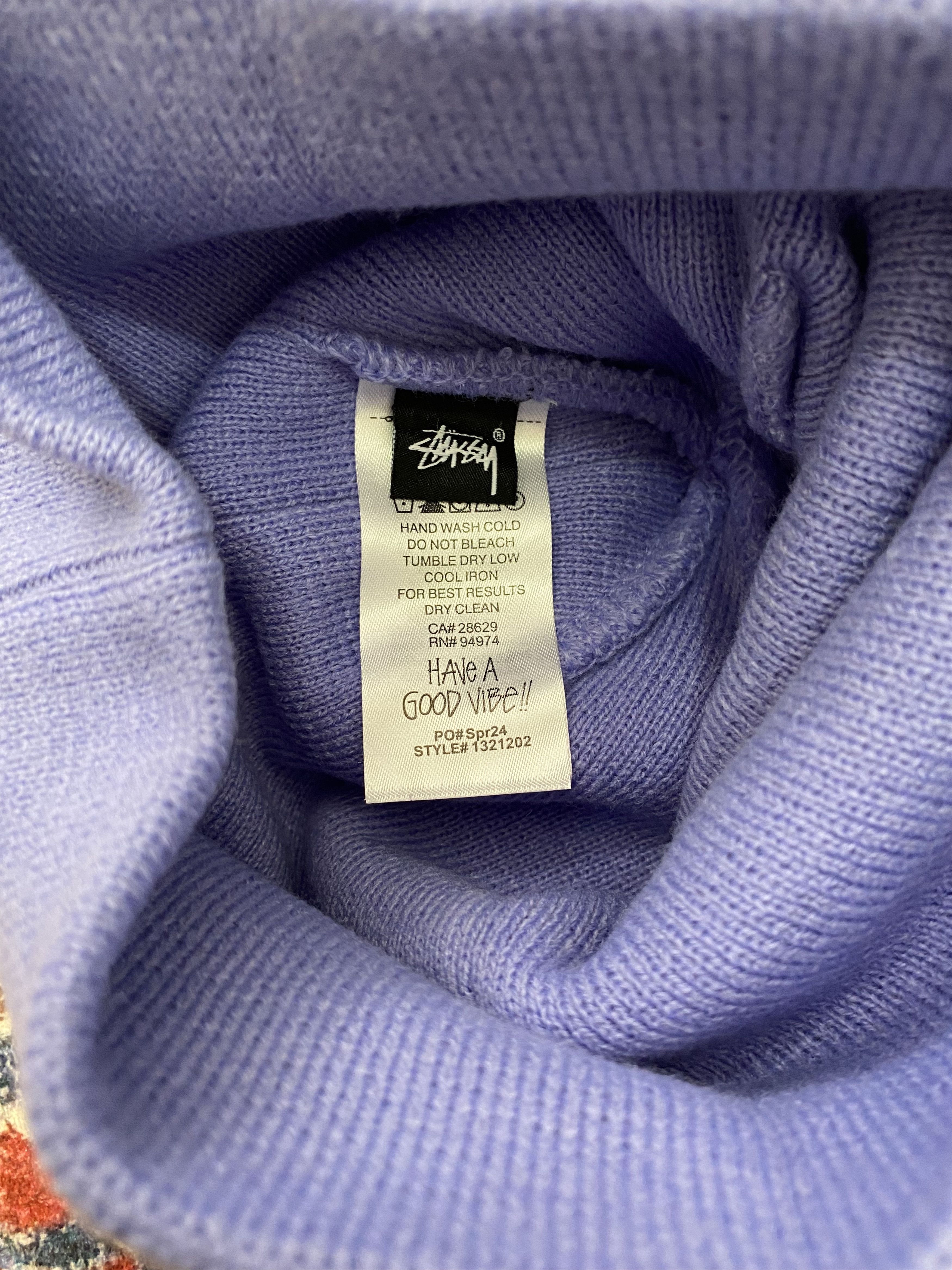 Stussy Stussy Stitch Basic Logo Skull Cap - Periwinkle Size ONE SIZE - 3 Thumbnail