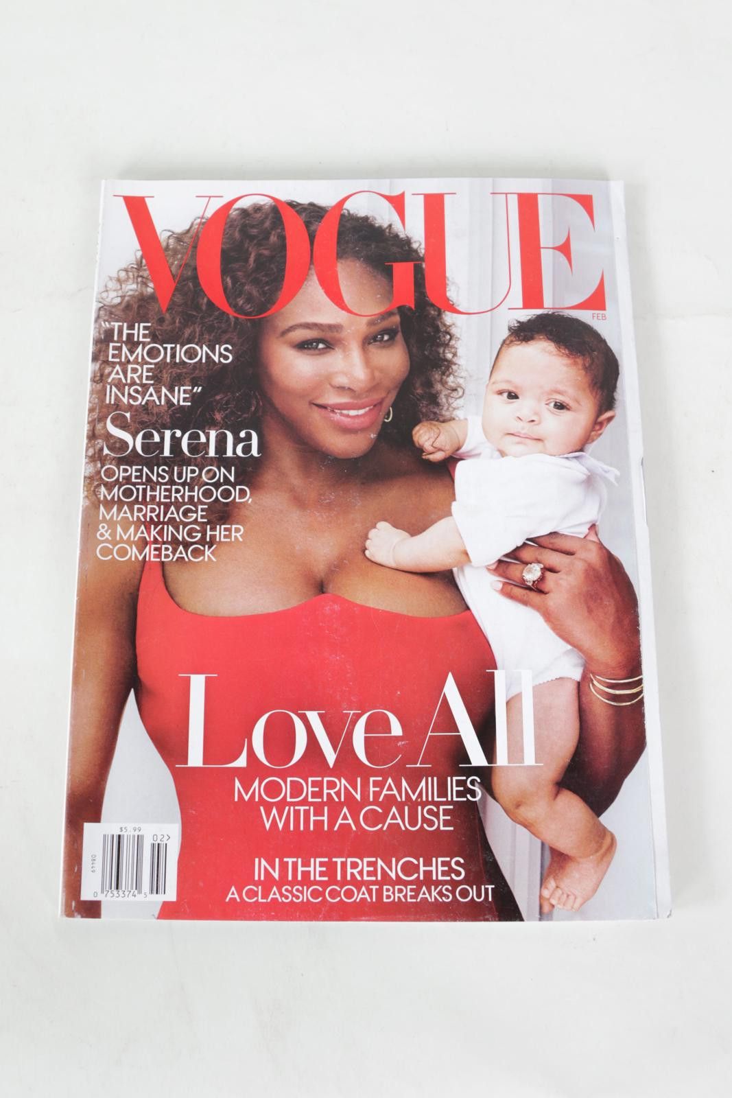 Vogue 2018' Vogue February Serena Williams Magazine Size ONE SIZE - 1 Thumbnail