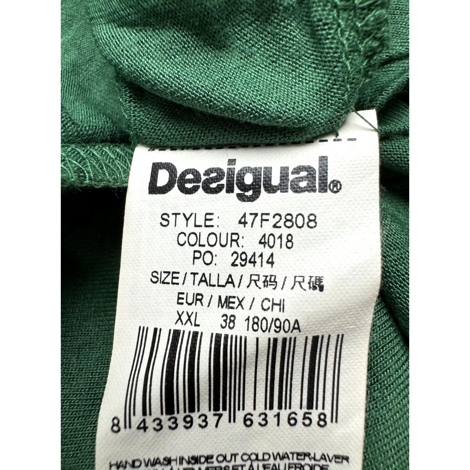 Desigual Desigual Skirt Desigual XXL Womens Green Knee Length Skirt 2XL Womens Green Desigual Skirt Size 40" / US 18 - 6 Thumbnail