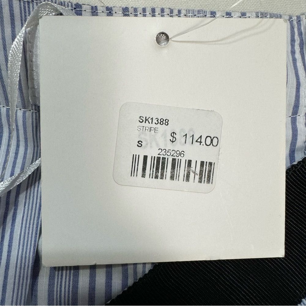 Other NWT New $114 LF Seek the Label Stripe Wrap Mini Skirt Size Size 27" / US 4 / IT 40 - 5 Thumbnail