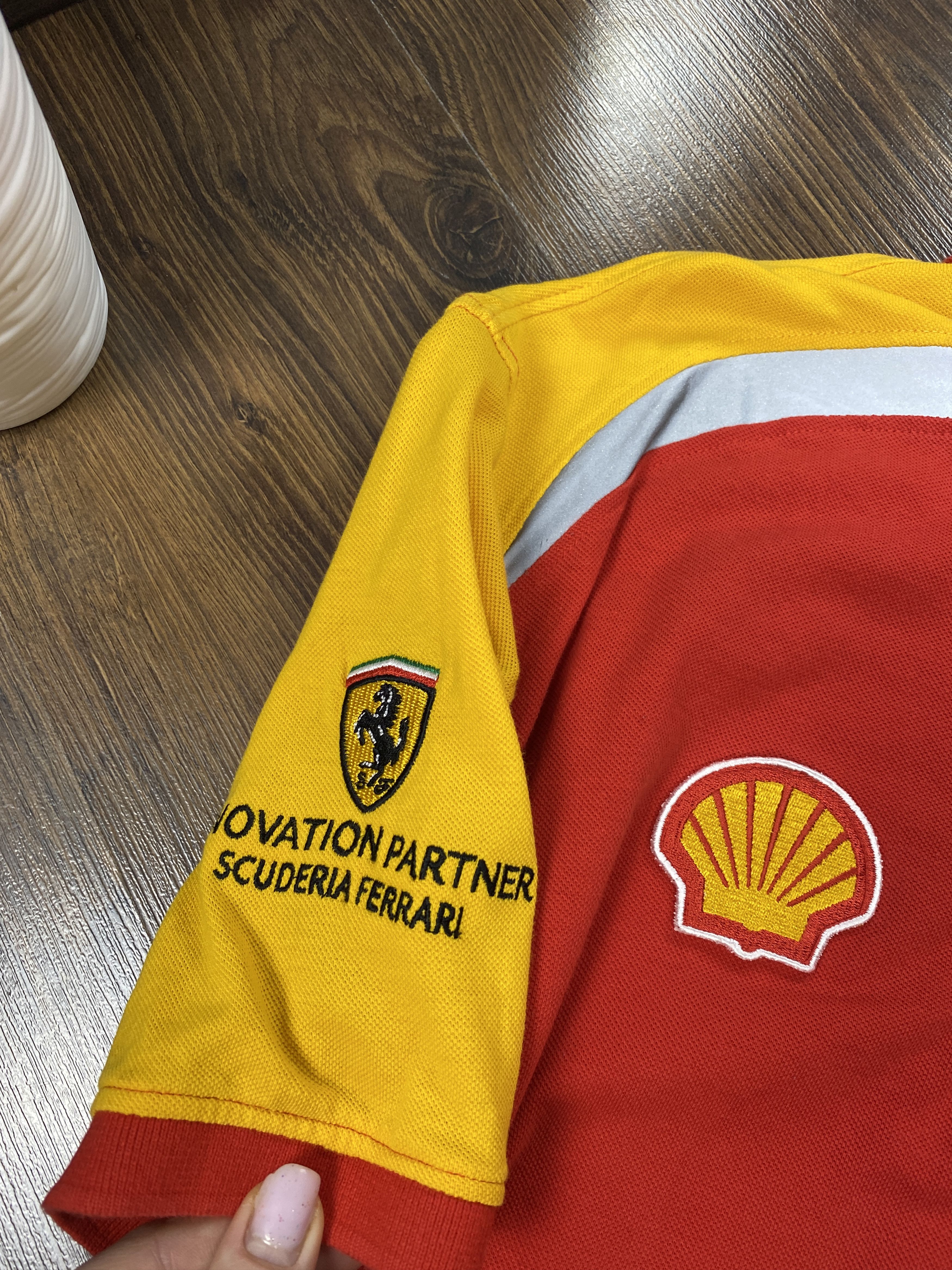 Ferrari Ferrari scuderia vintage Shell polo shirt Size US XL / EU 56 / 4 - 4 Thumbnail