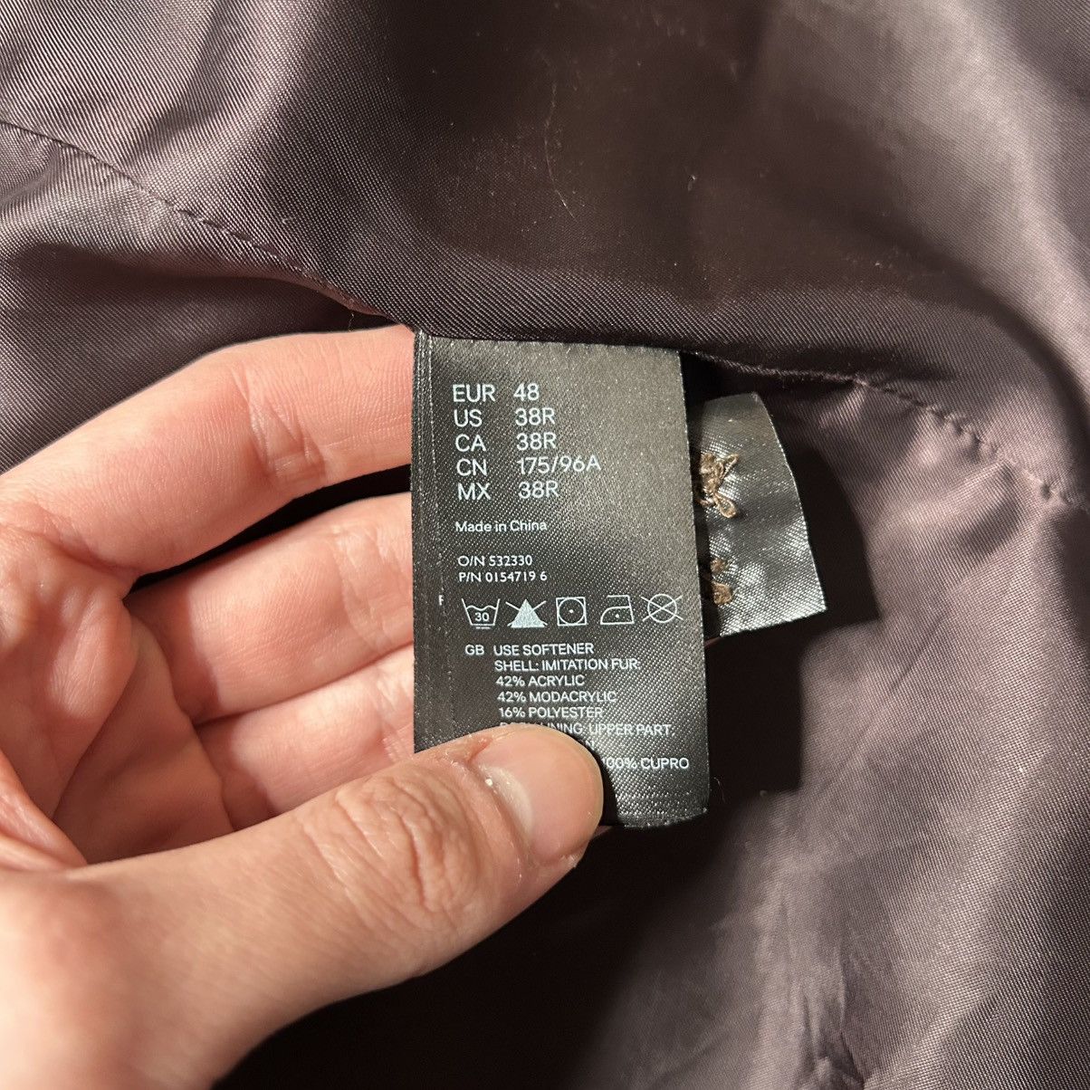 H&M × Maison Margiela Maison margiela x hm 2012 faux fur coat Size L / US 10 / IT 46 - 7 Thumbnail